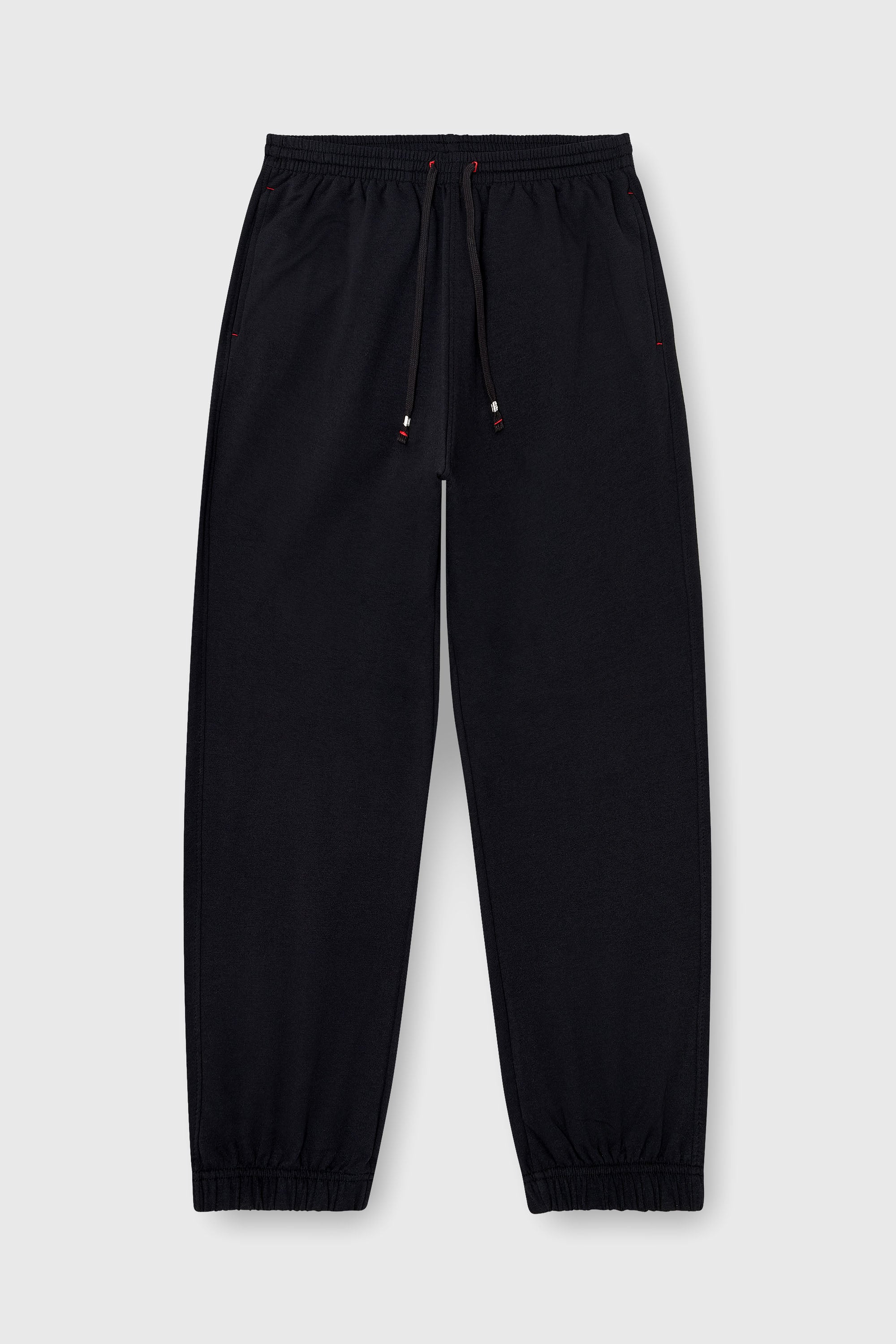 Diesel - LENNY-D-CORE, Pantal&oacute;n de ch&aacute;ndal en mezcla de algod&oacute;n afelpado Hombre in Negro - 2