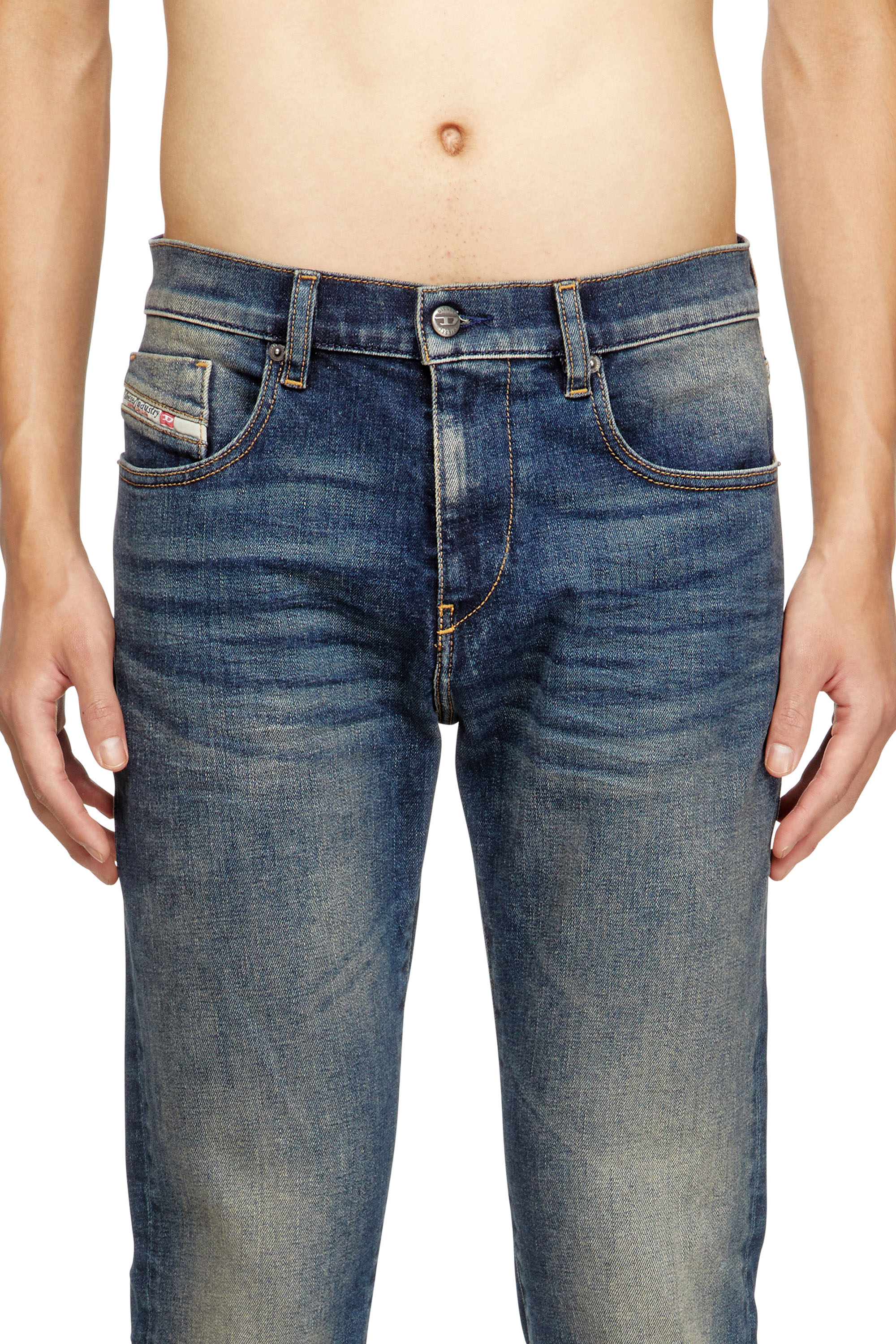 Diesel - Slim Jeans 2019 D-Strukt 09M16 Hombre, Azul Oscuro - 5
