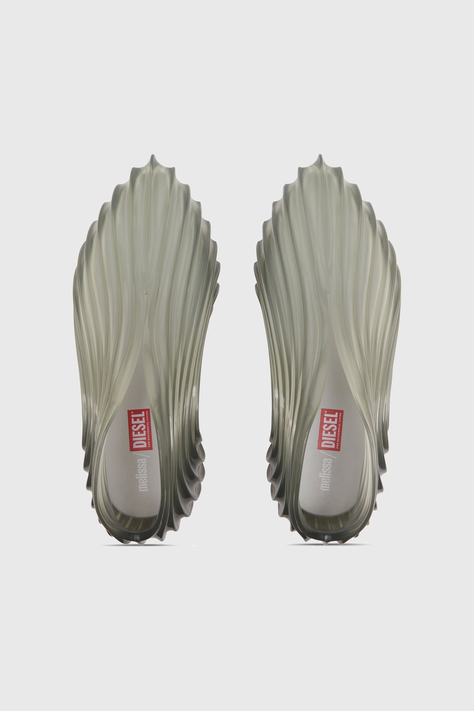 Diesel - MELISSA QUANTUM SNEAKERS X, Zapatilla sin cordones en Melflex&reg; Unisex in Gris - 4