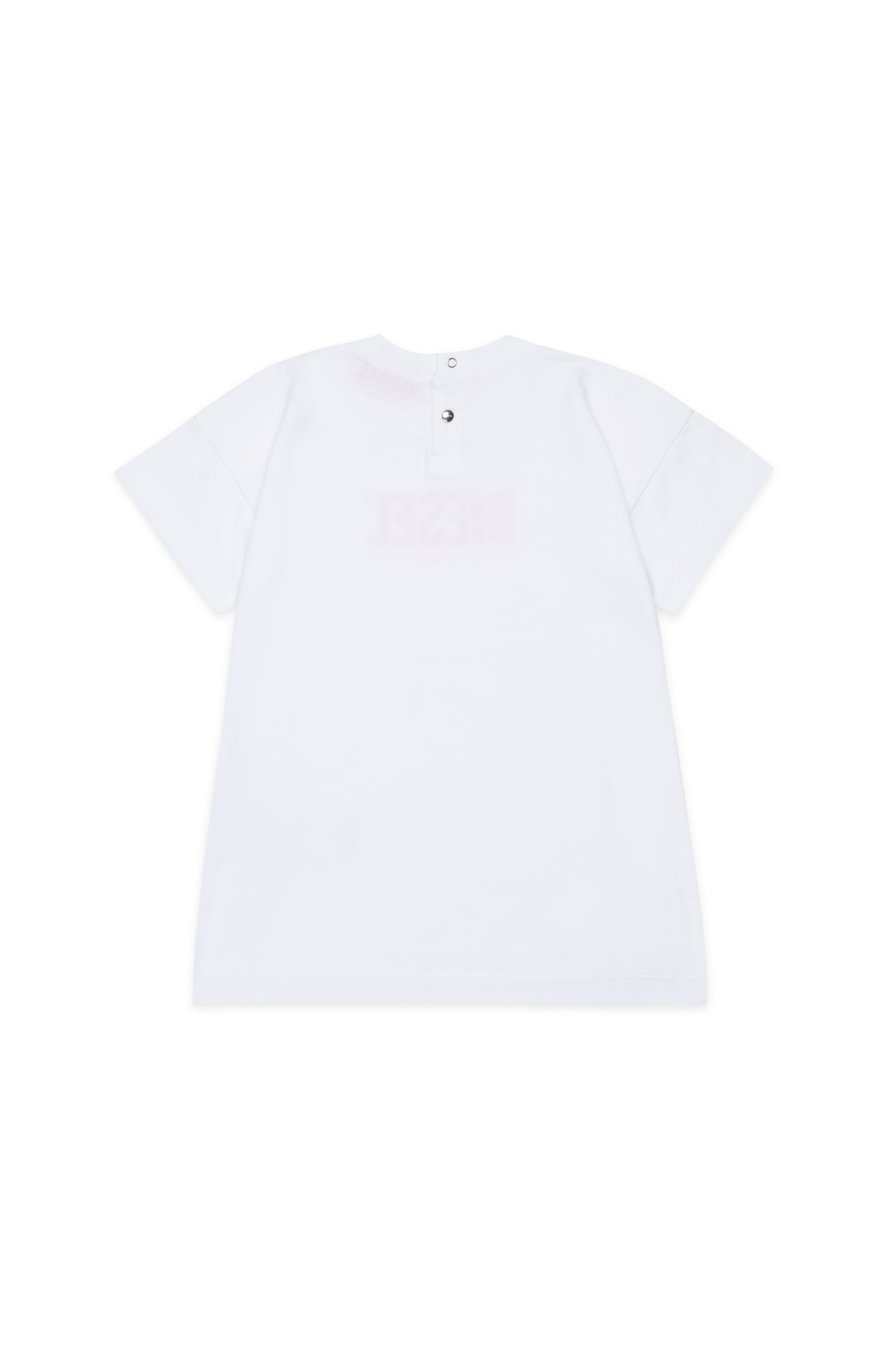 Diesel - MCUZIB, Camiseta de algod&oacute;n con estampado de logo Mujer in Blanco - 2