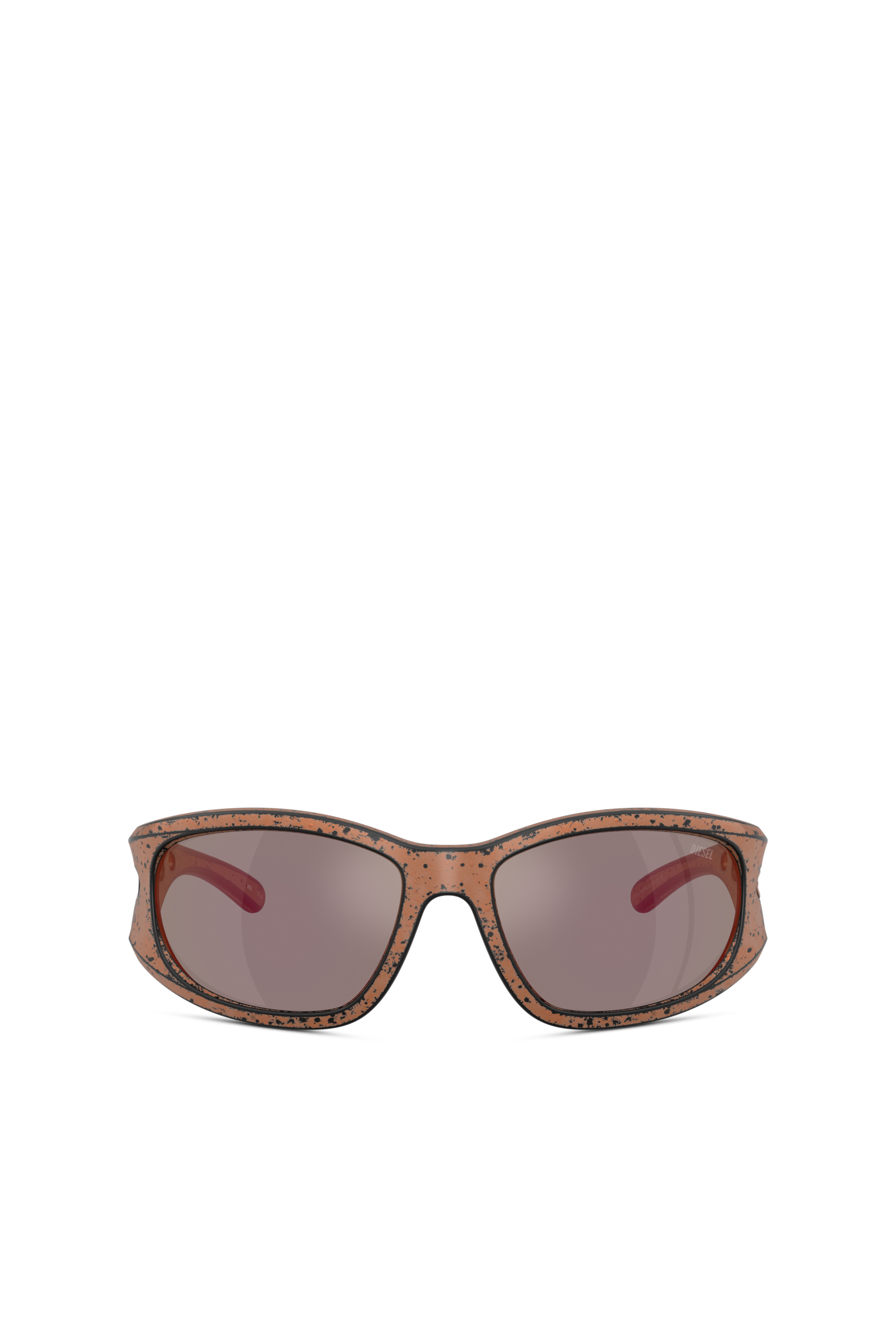 Diesel - 0DL3012U, Gafas de sol rectangulares Unisex in Marrón - 1