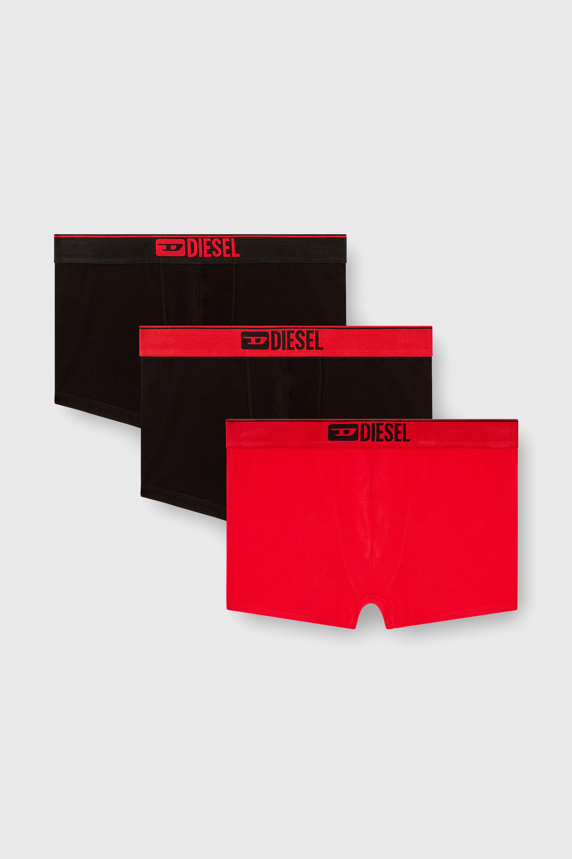 Diesel - UMBX-DAMIENTHREEPACK, Paquete de tres b&oacute;xers ajustados lisos Hombre in Multicolor - 1