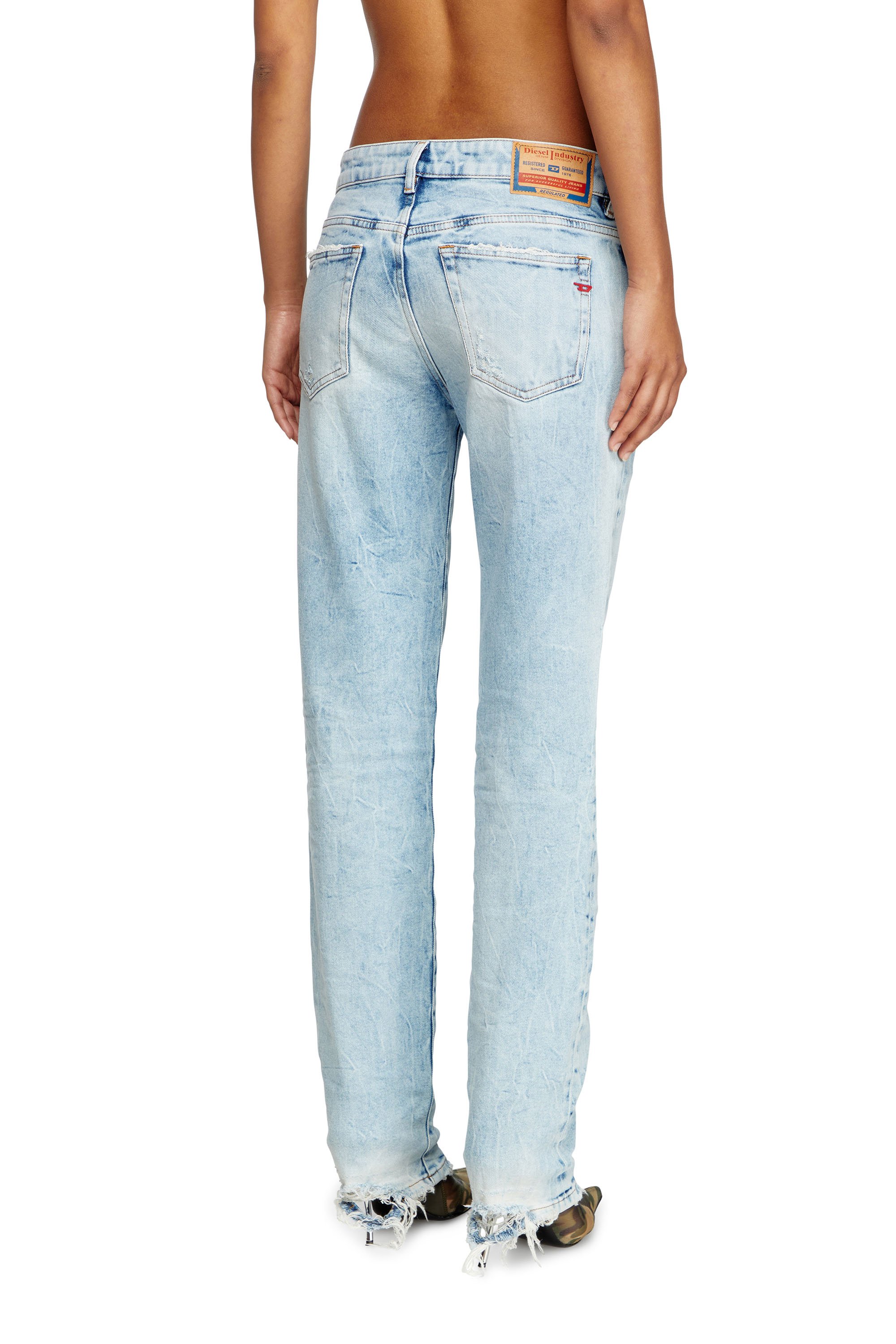 Diesel - Regular Jeans 1989 D-Mine 09L31 Mujer, Azul Claro - 4