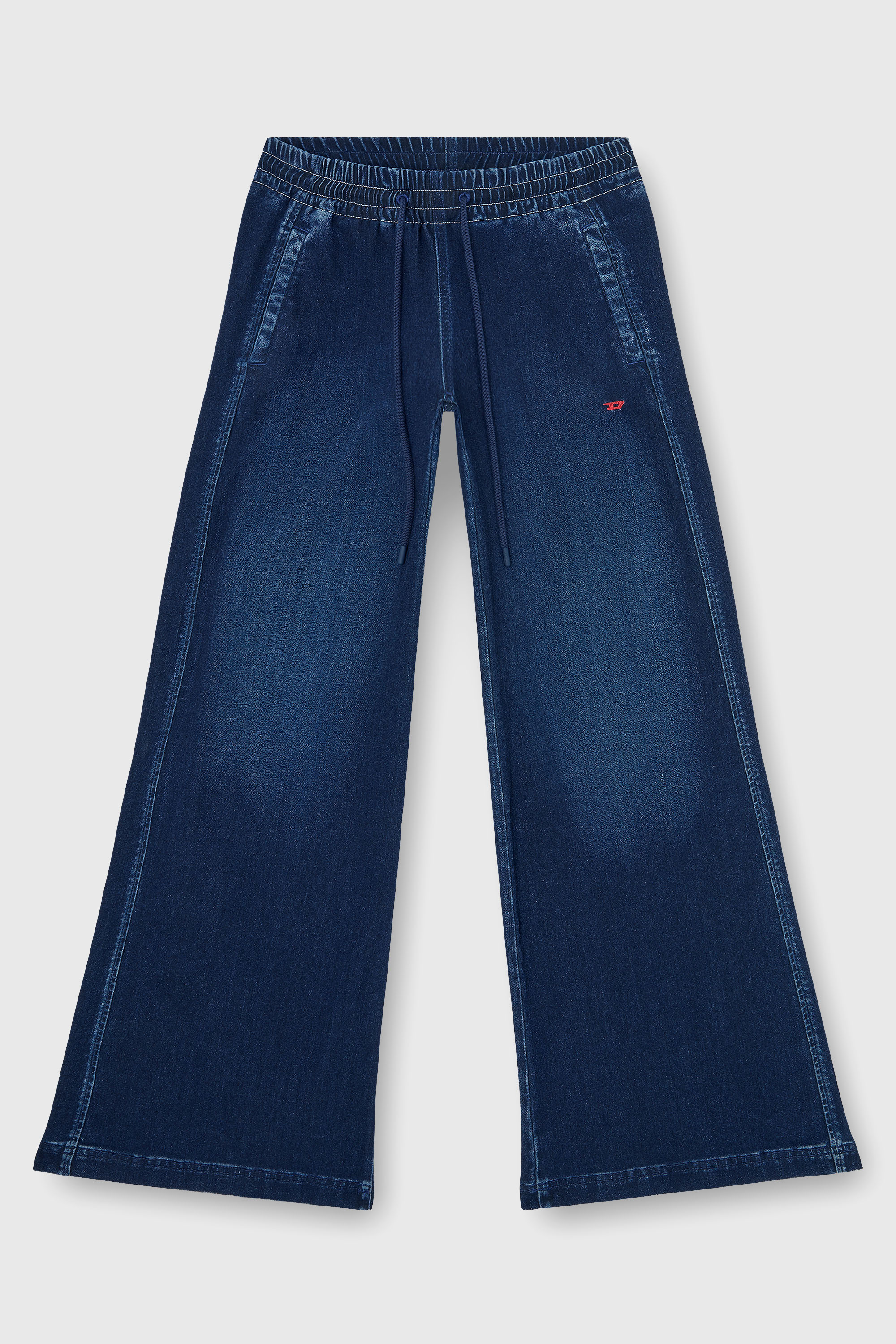 Diesel - Relaxed 2078 D-Ainty Joggjeans&reg; 09P96 Mujer, Azul Oscuro - 2