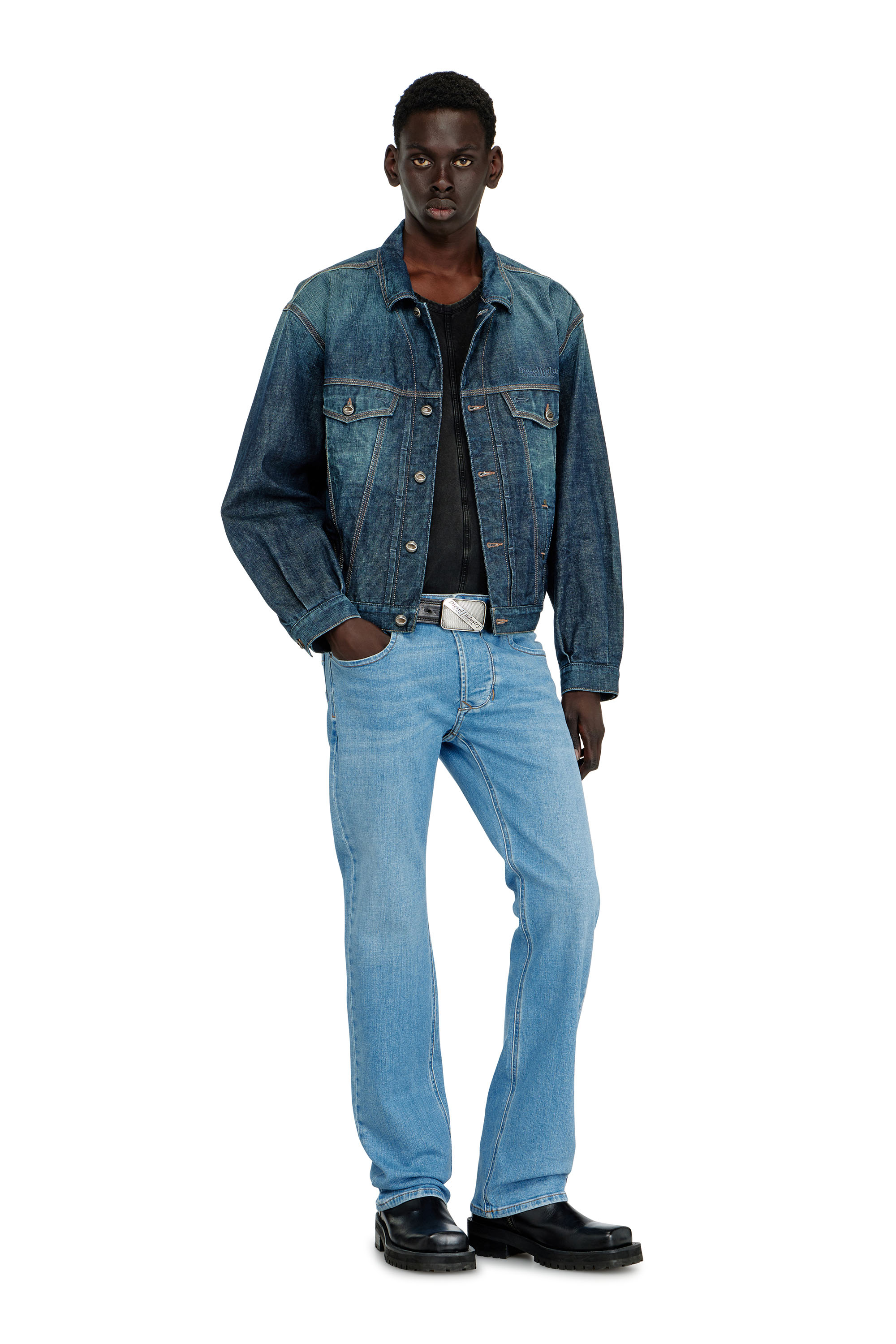 Diesel - Regular Jeans 1985 Larkee 0HDBJ Hombre, Azul Claro - 1