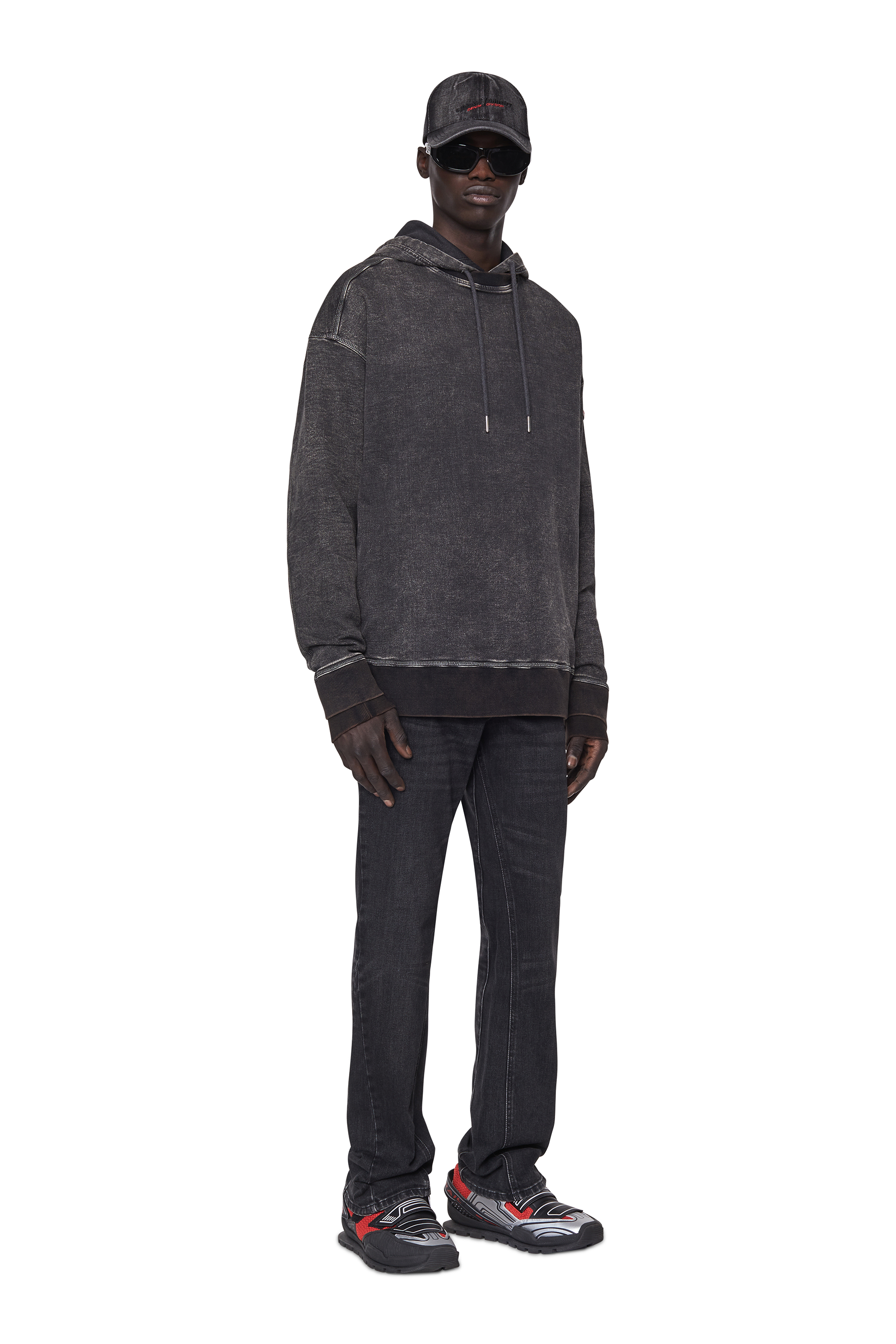 Diesel - 2021 D-Vocs 09B83 Bootcut Jeans, Negro/Gris oscuro - Image 5