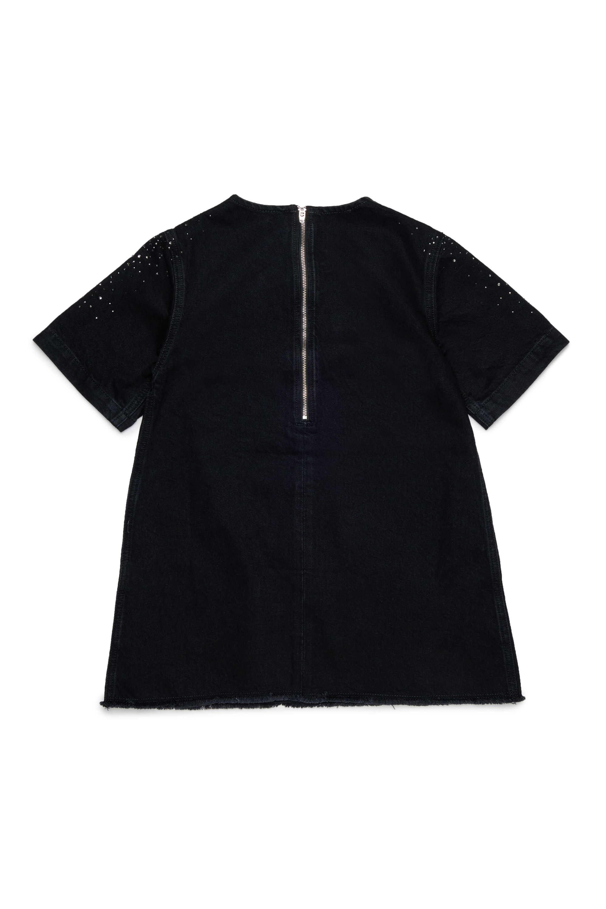 Diesel - DILBY, Rhinestone-embellished vestido camiseta Mujer in Negro - 2