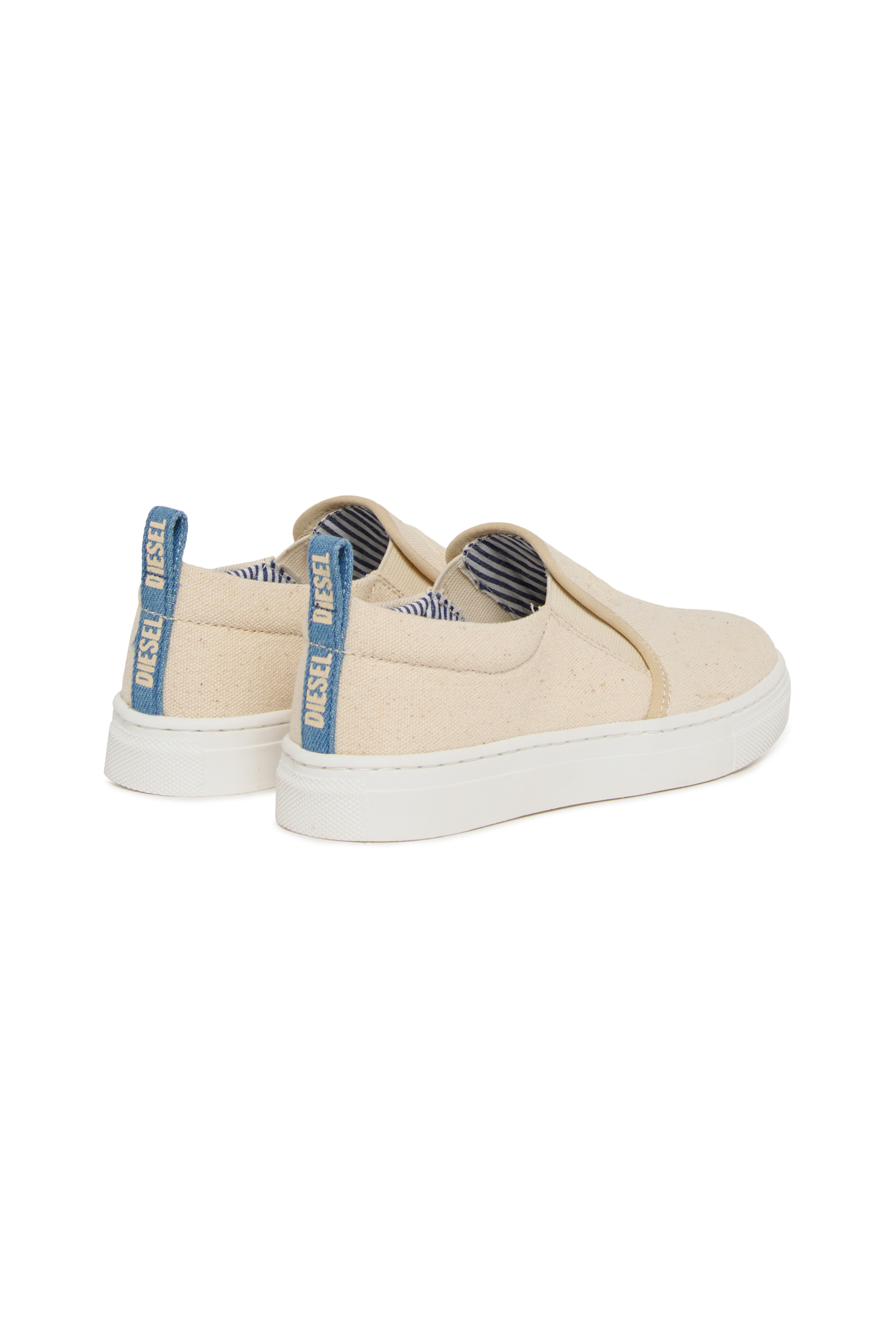 Diesel - S-SLIPGAB, S-SLIPGAB-Zapatillas slip-on de algod&oacute;n Unisex in Beige - 3