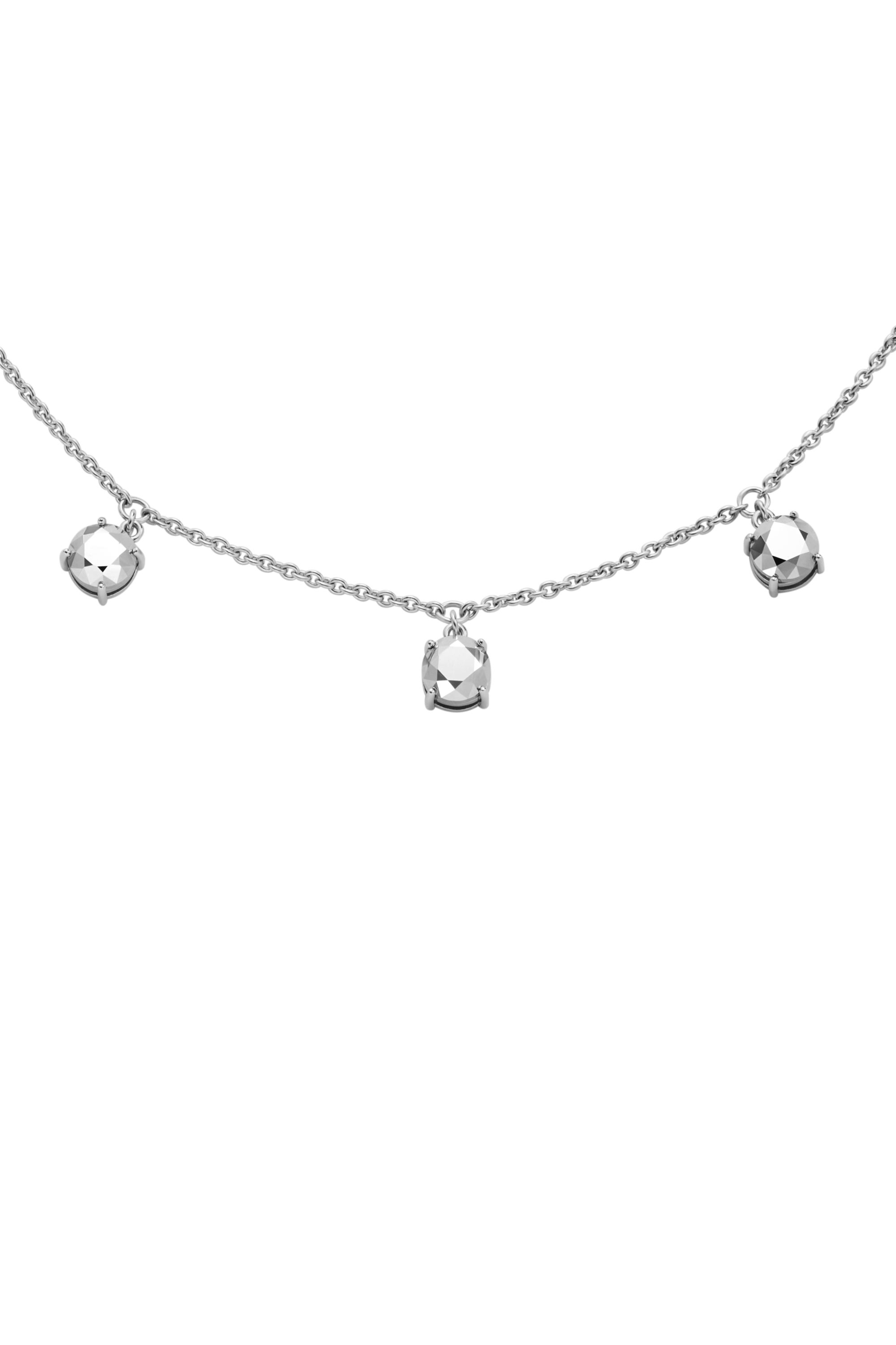 Diesel - DL1360040 STERLING SILVER JEWEL, Unisex's Sterling Silver Chain Necklace in Silver - 2