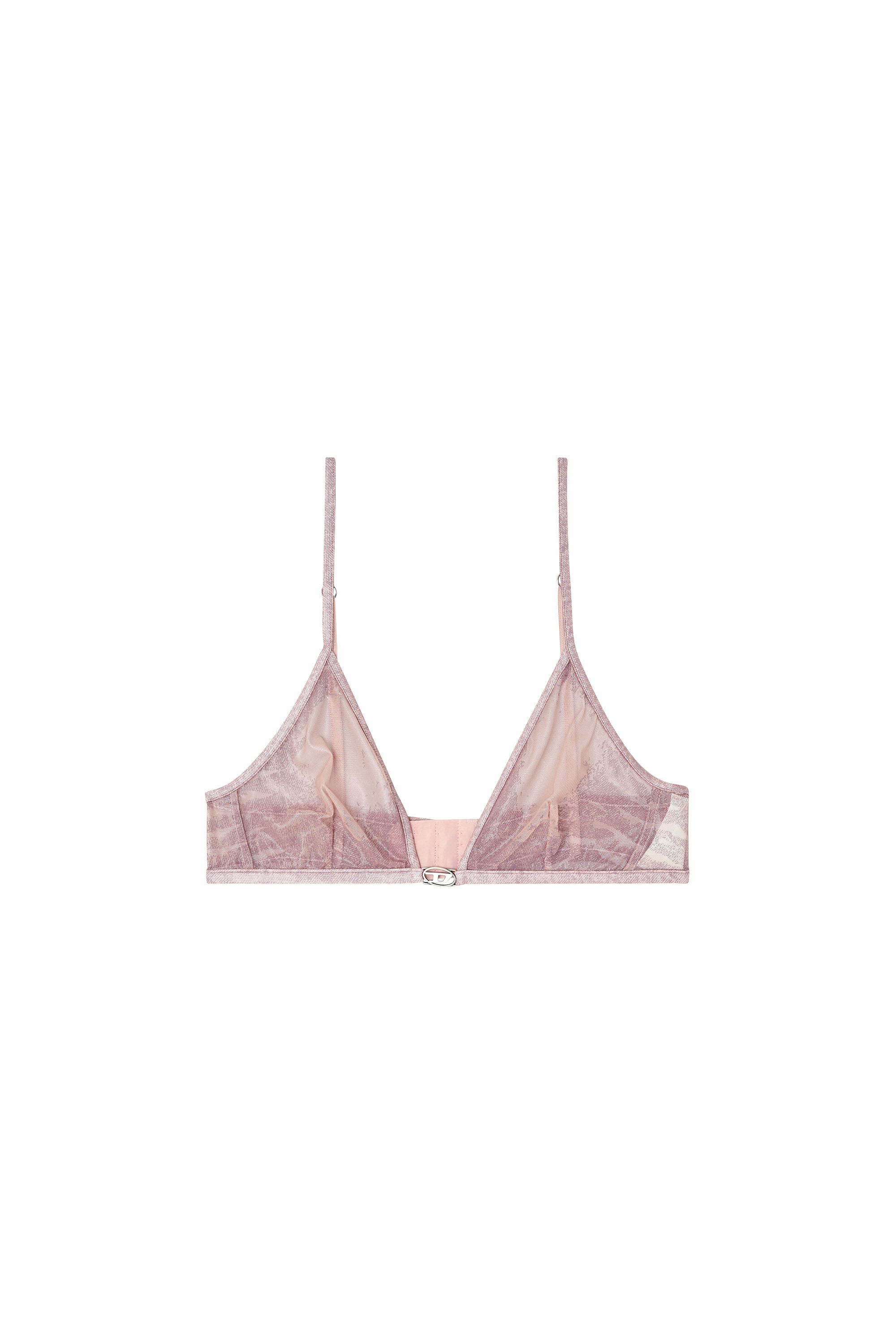 Diesel - LUNA-GFT, Sujetador triangular de nailon Mujer in Rosa - 4