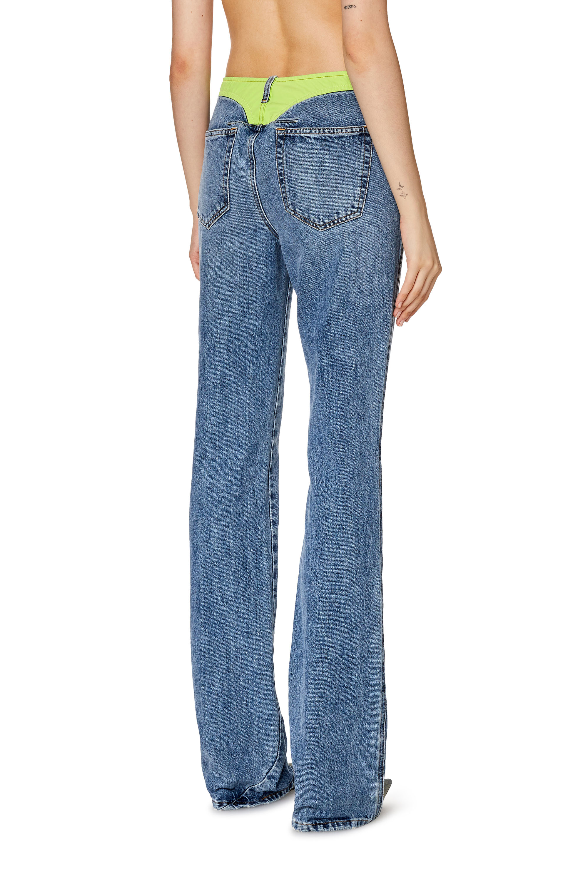 Diesel - Bootcut and Flare Jeans 2003 D-Escription 09G93, Azul Claro - Image 3