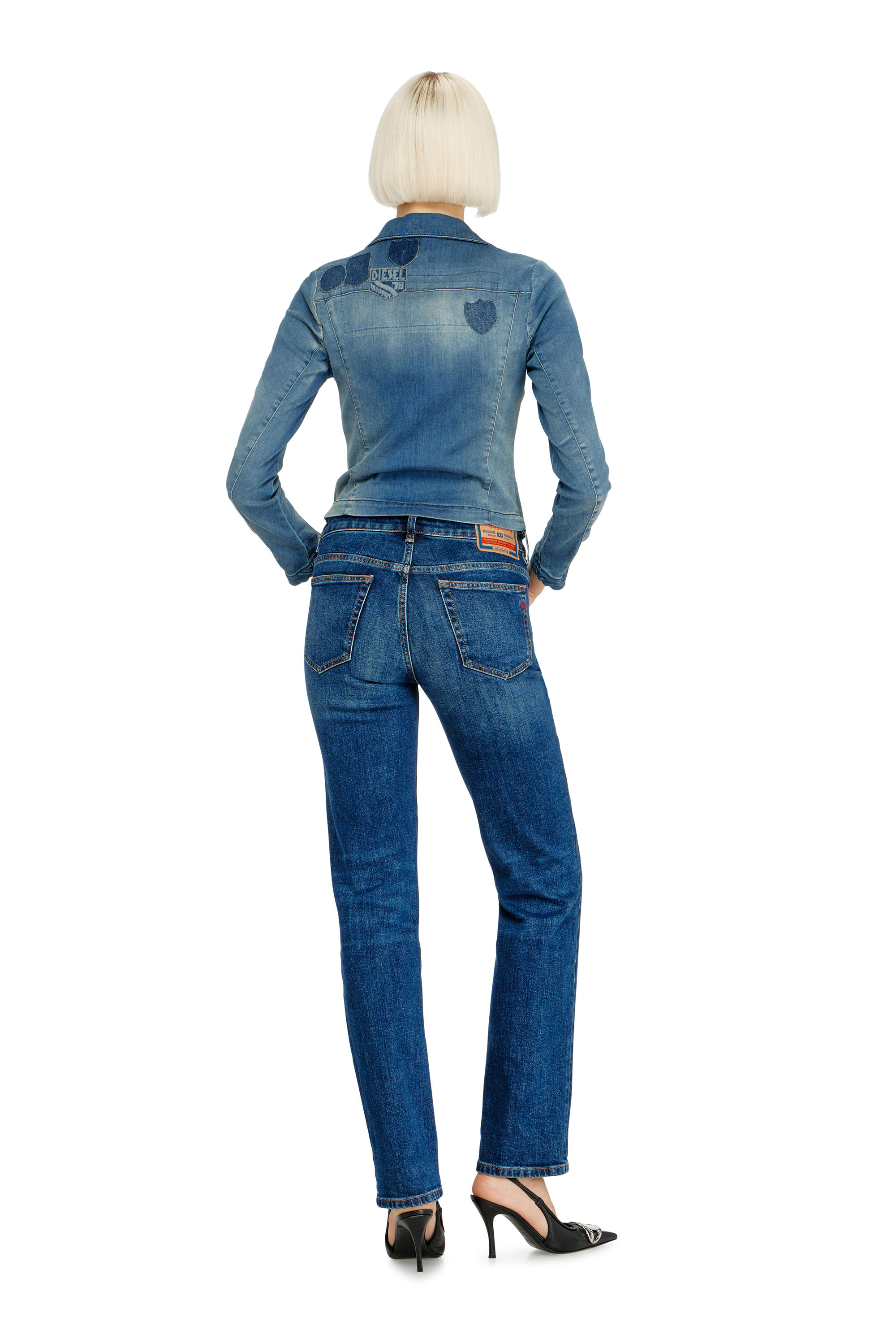 Diesel - Regular Jeans 1989 D-Mine 09I28 Mujer, Azul Oscuro - 3