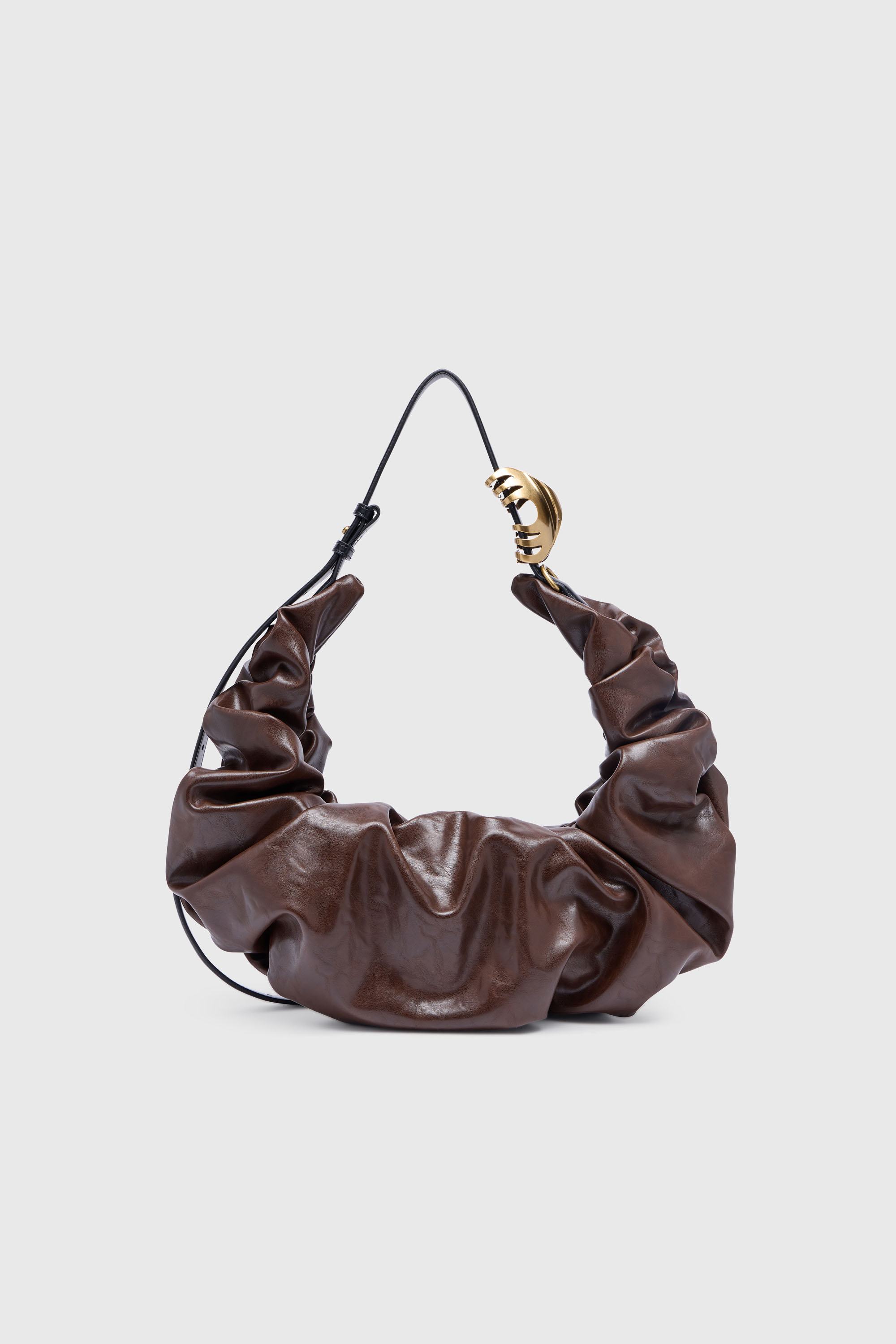 Diesel - GRAB-D HOBO L, Grab-D-Bolso hobo grande arrugado Mujer in Marr&oacute;n - 2