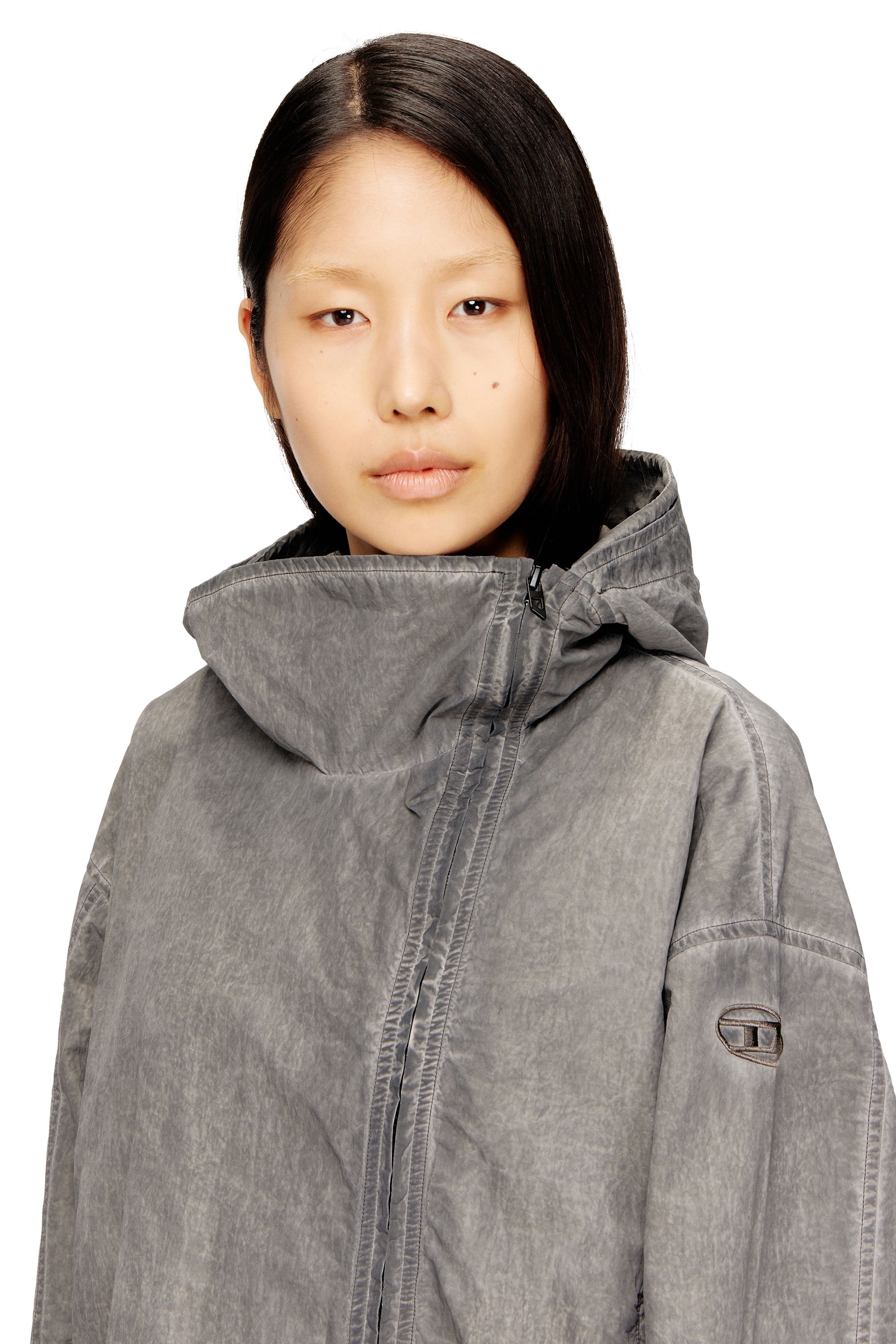 Diesel - G-ORILLA, Rompevientos con capucha de Taslan tratado Mujer in ToBeDefined - 4