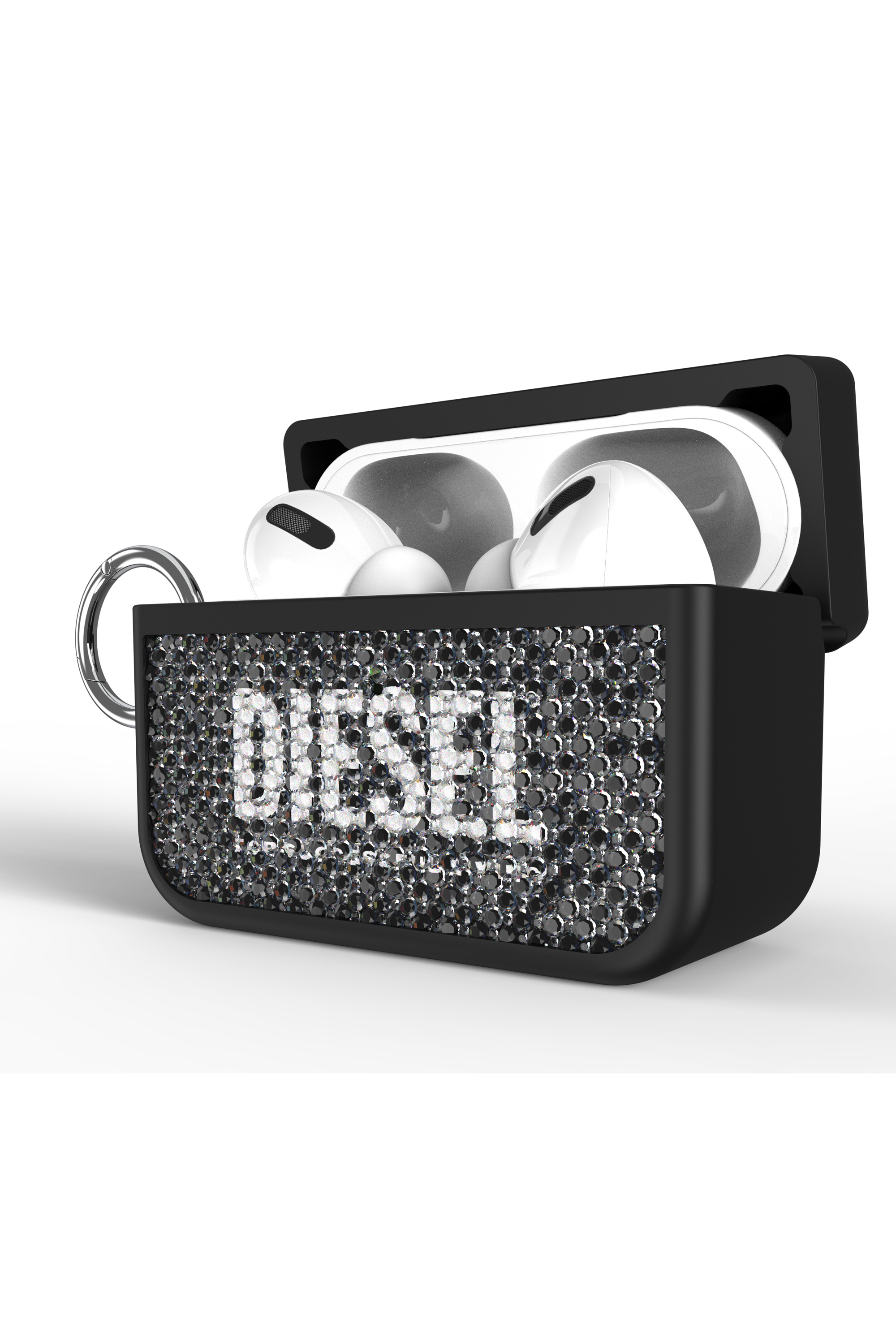 Diesel - 60195 AIRPOD CASE, Funda Swarosky para Airpods Pro / Pro 2 Unisex in Negro - 4