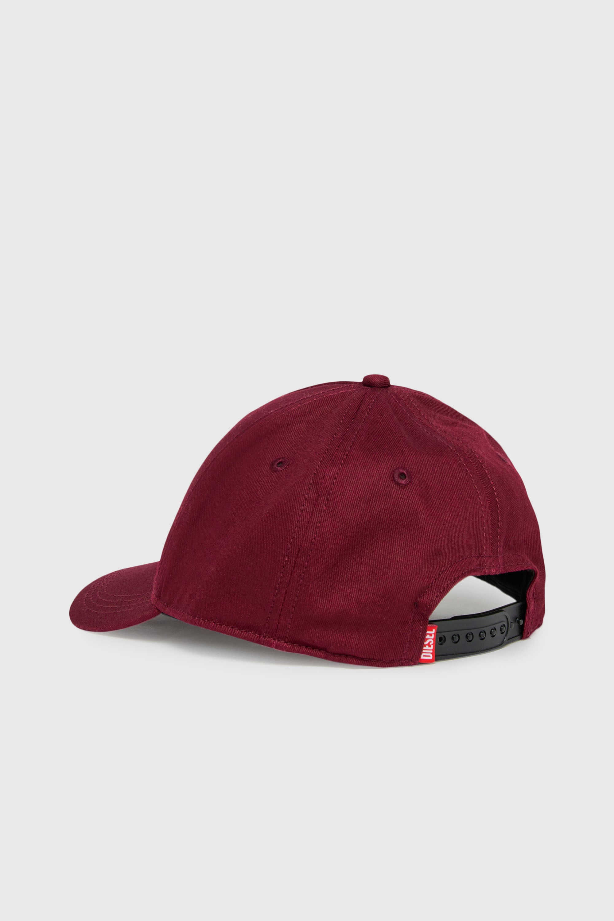Diesel - FLIMO, Gorra de b&eacute;isbol con Logo Oval D estampado Hombre in Rojo - 2