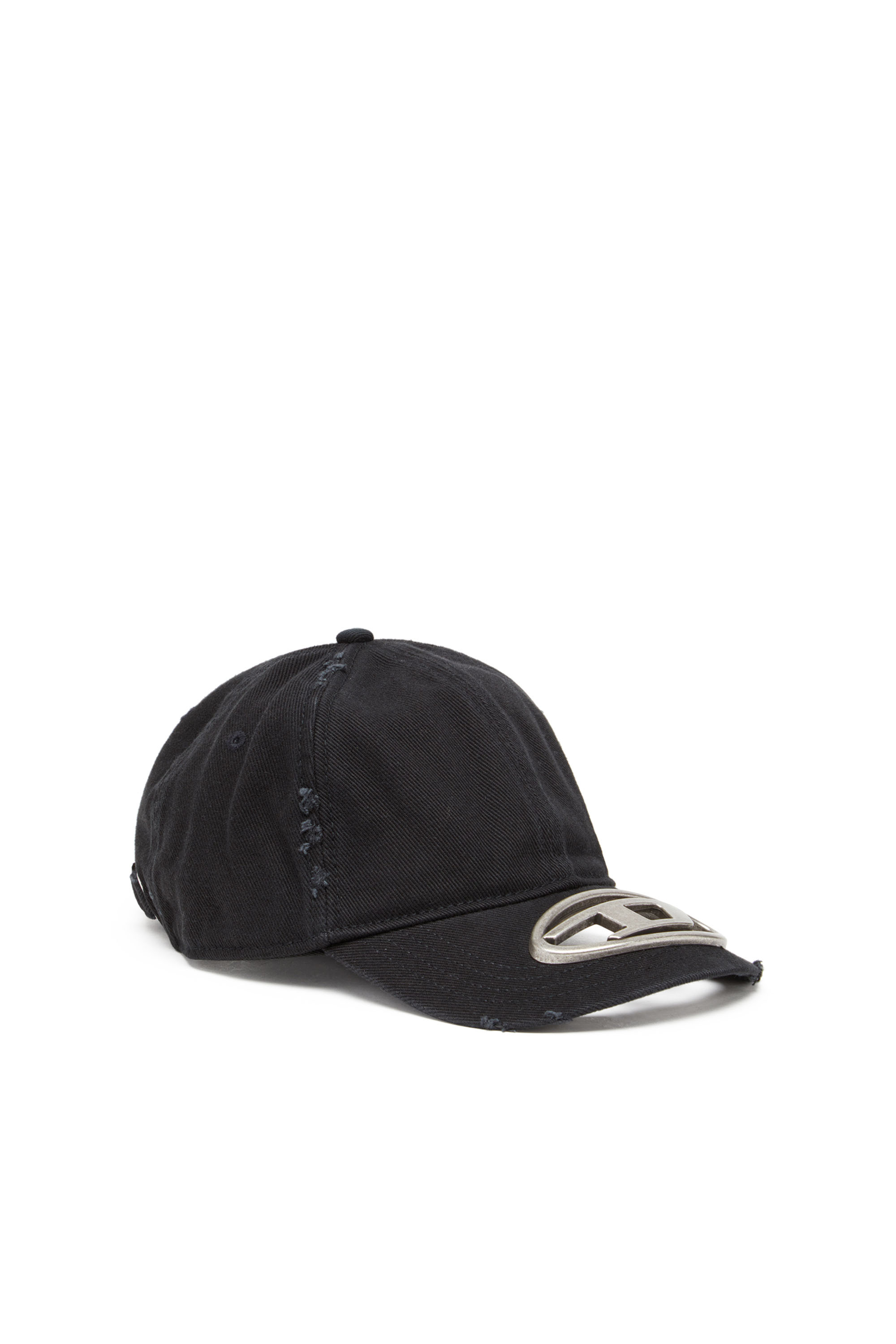 Diesel - C-BEAST-A1, Gorra de béisbol con placa de metal Oval D Hombre in Negro - 1