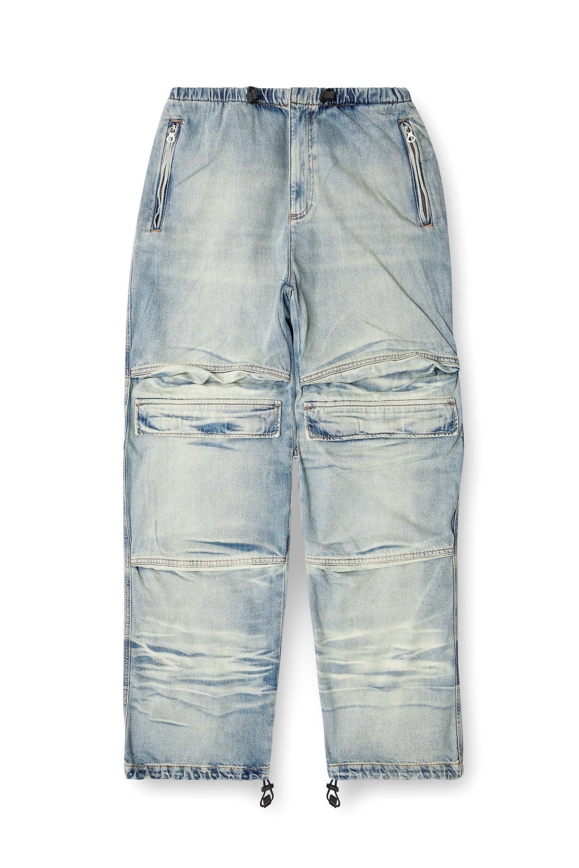 Diesel - Relaxed Jeans D-Dayetz 0ABDF Unisex, Azul Claro - 3