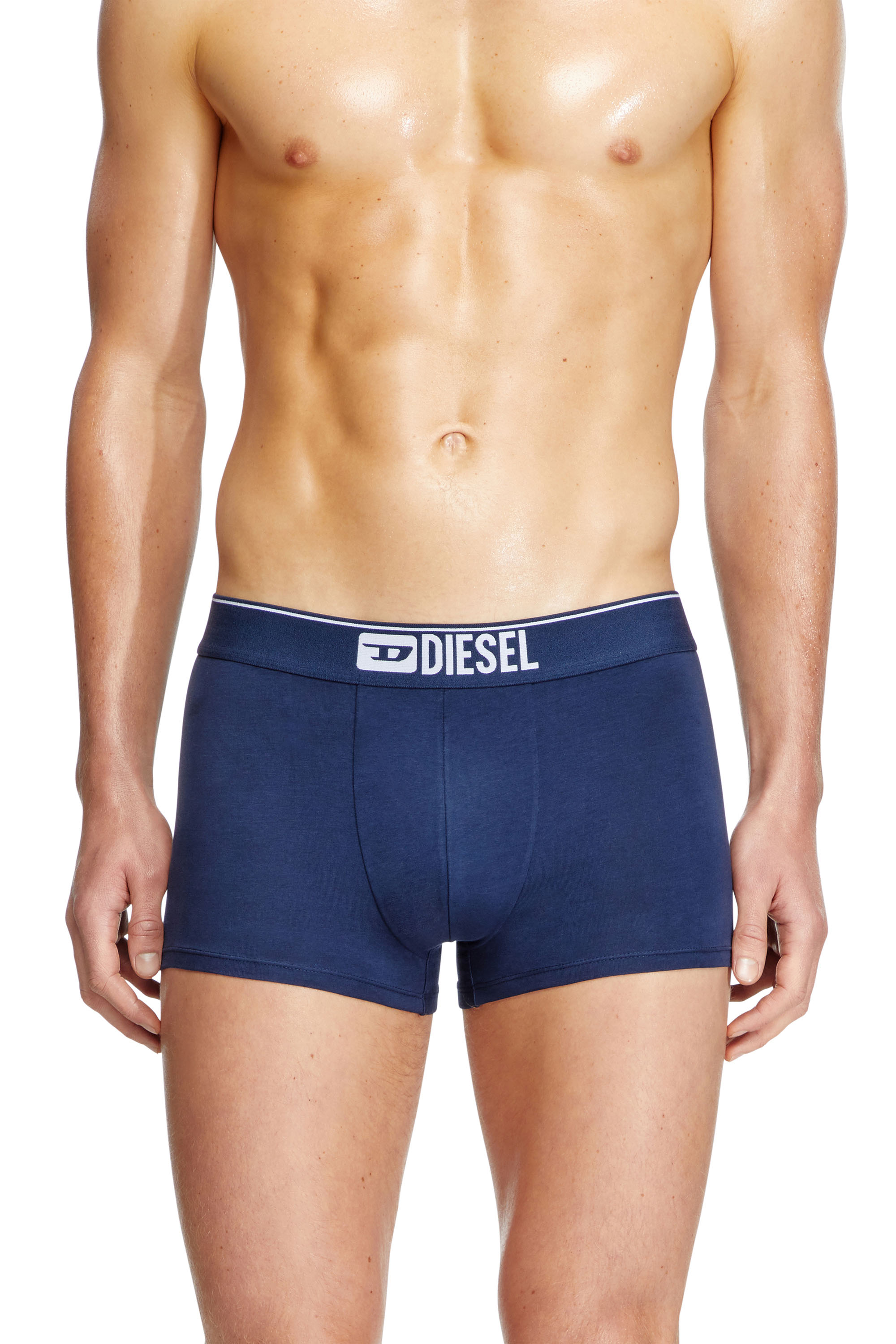 Diesel - UMBX-DAMIENTHREEPACK, Paquete de tres bóxers ajustados lisos Hombre in Multicolor - 2