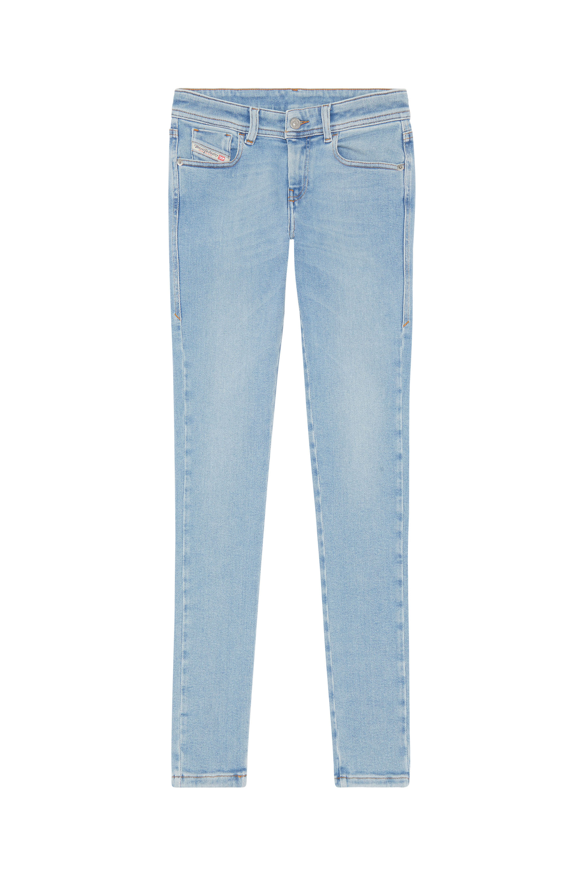 Diesel - 2017 Slandy 09F87 Super skinny Jeans, Azul Claro - Image 4