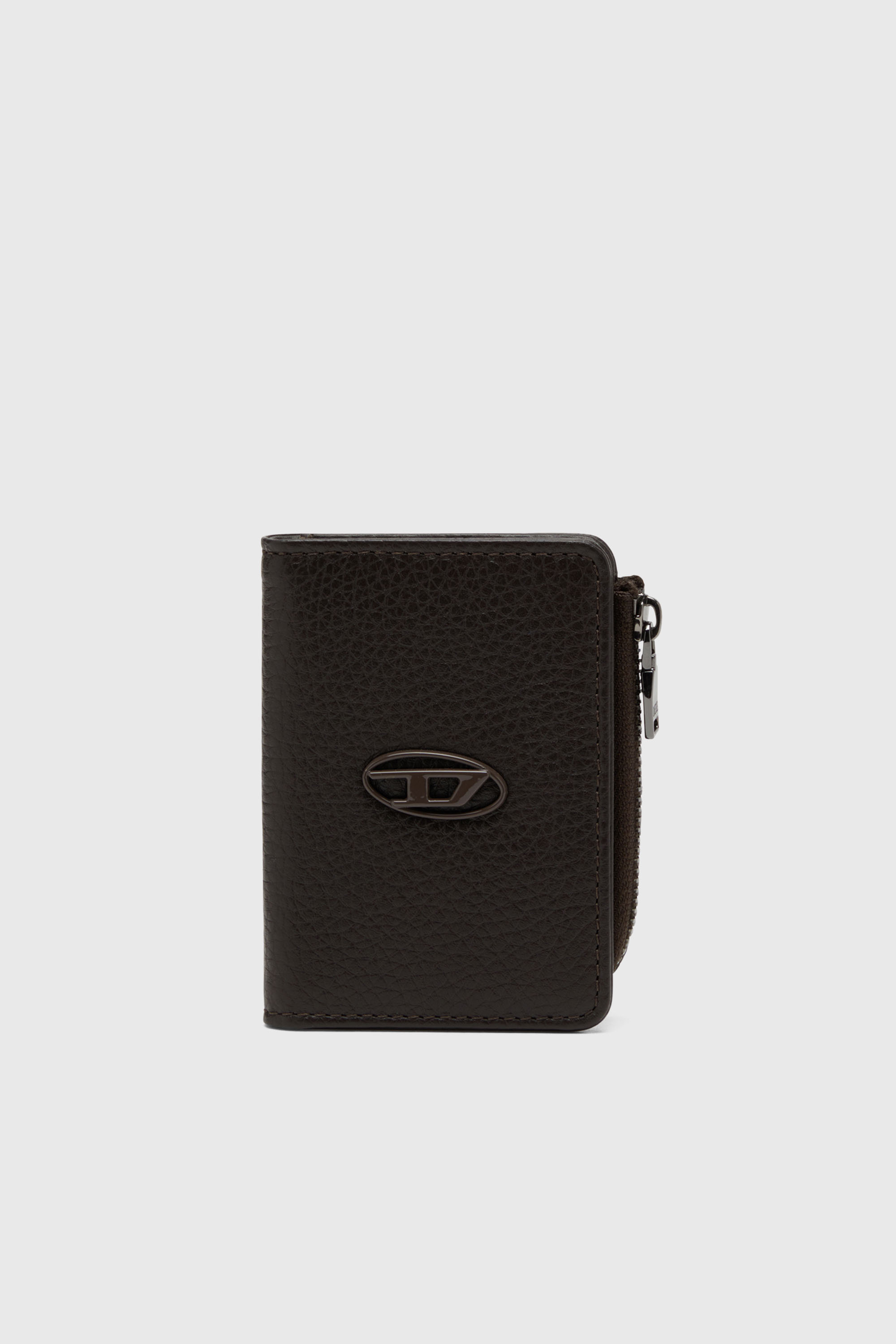Diesel - HISSU EVO CARD HOLDER L, Tarjetero de cuero Hombre in Marr&oacute;n - 1