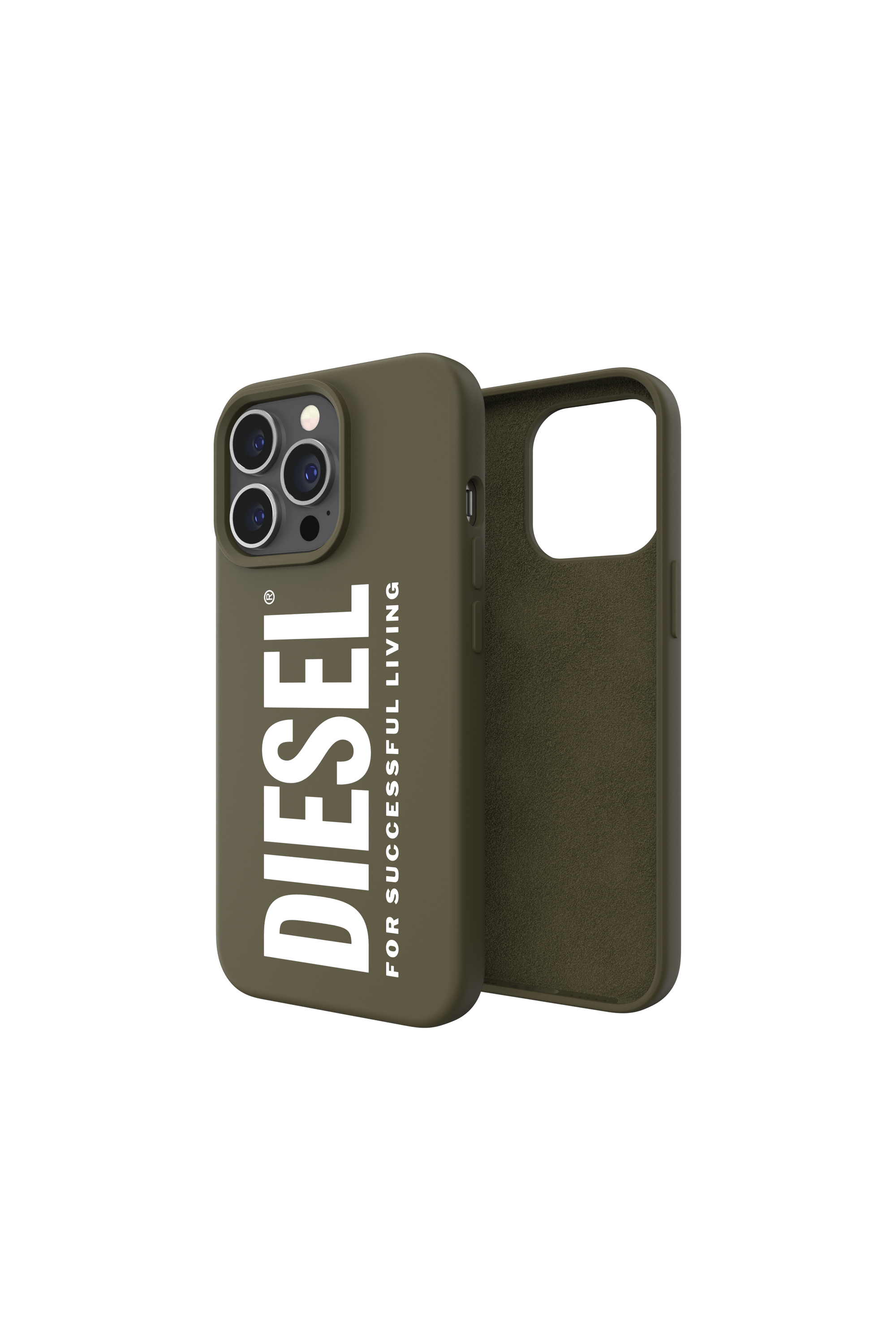 Diesel - 47166 SILICONE CASE, Verde Militar - Image 1