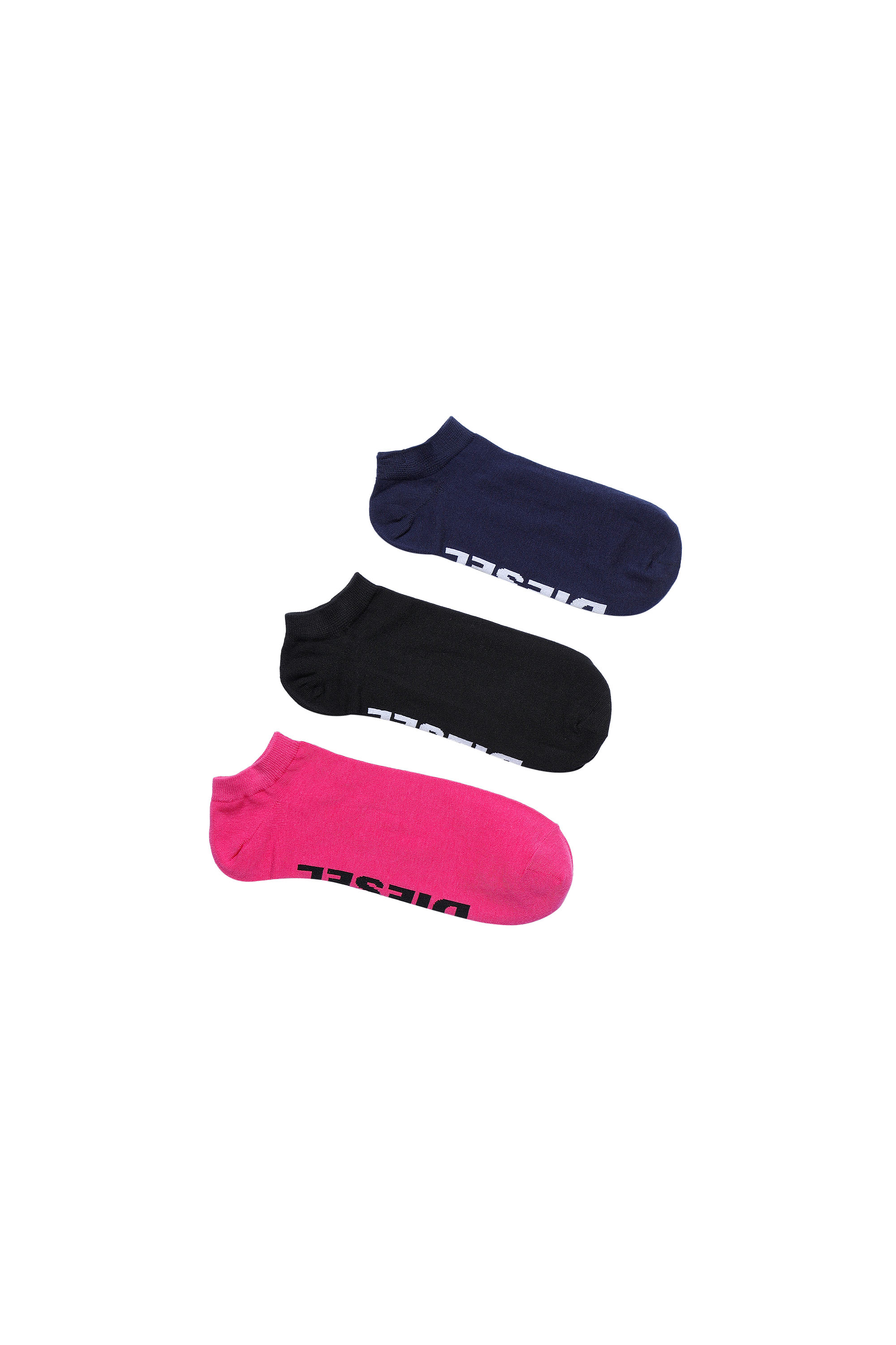 SKM-GOST-THREEPACK, Azul marino/Rosa - Calcetines