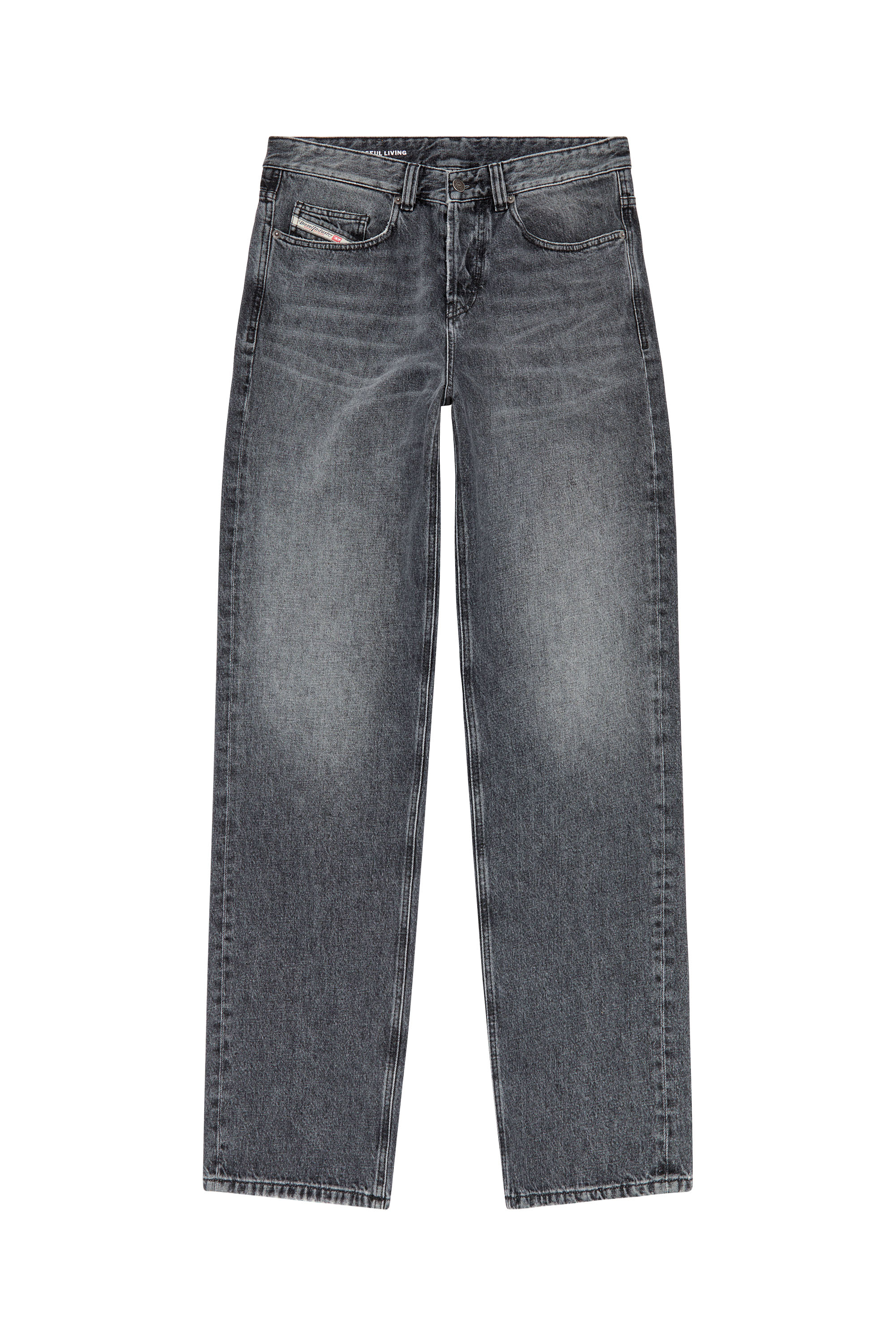 Diesel - Straight Jeans 2001 D-Macro 007X3, Gris oscuro - Image 5