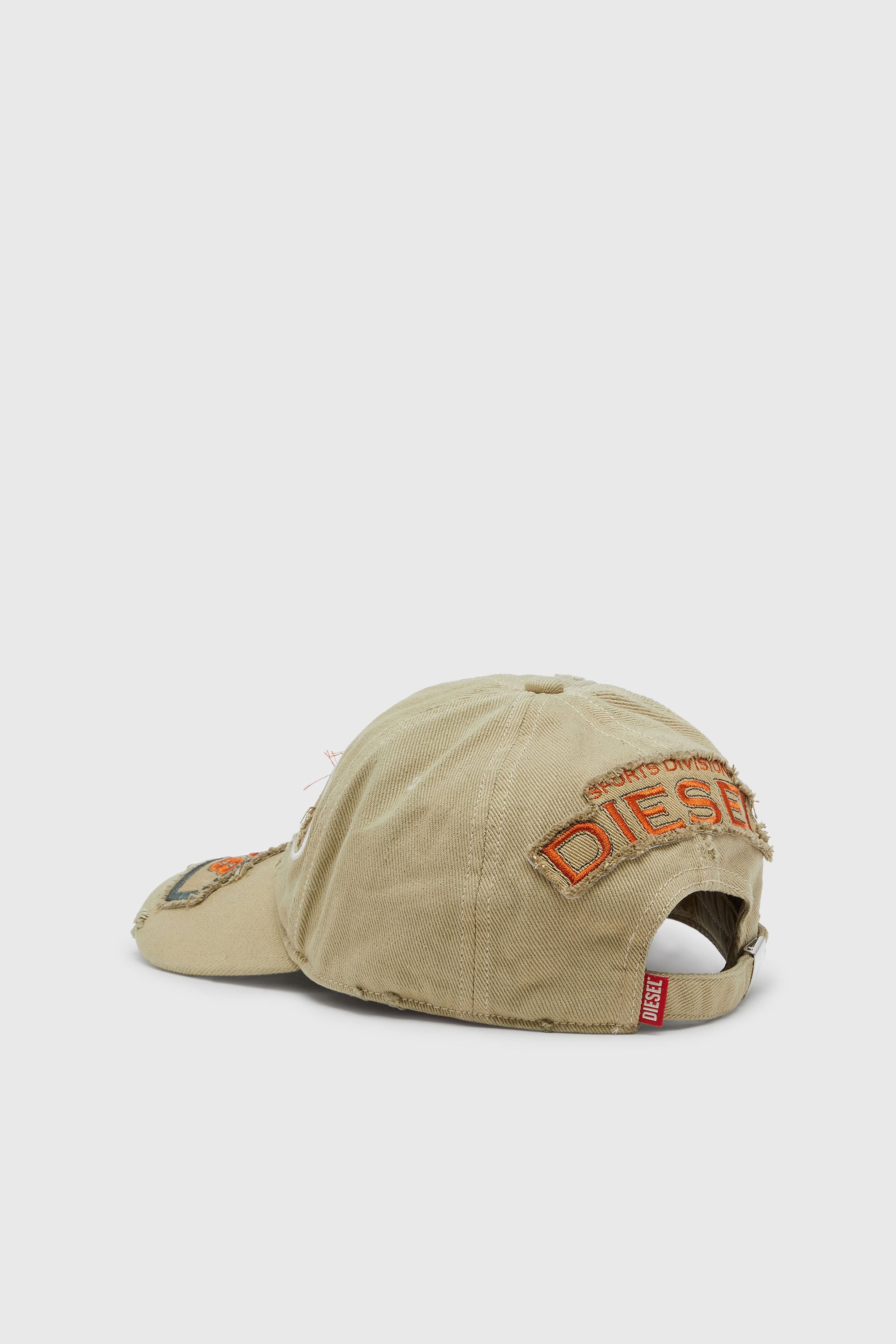 Diesel - C-BRAFF, Gorra de b&eacute;isbol con parches bordados Unisex in Marr&oacute;n - 2