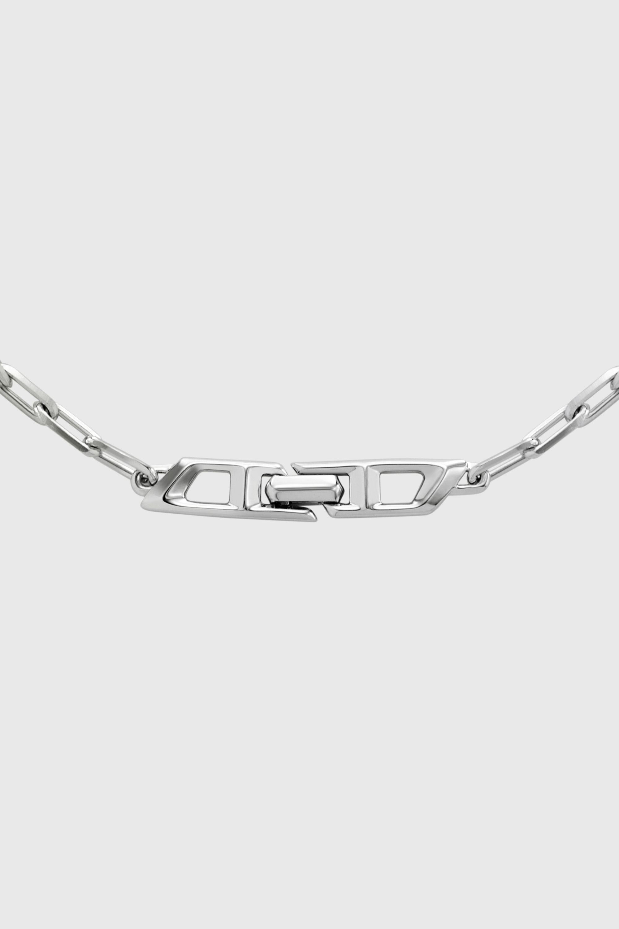 Diesel - DL1364040 STERLING SILVER JEWEL, Unisex's Sterling silver chain necklace in Silver - 1