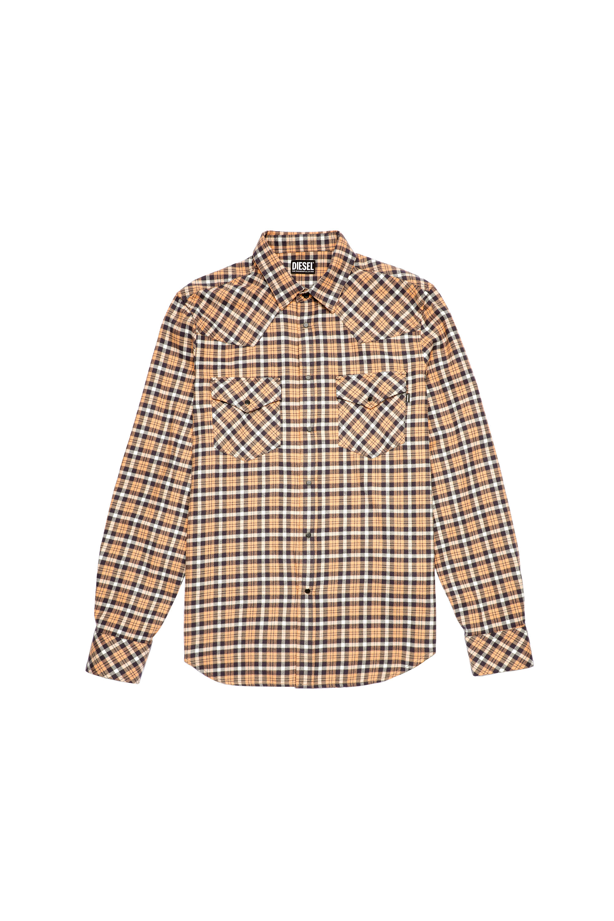 S-EAST-LONG-CHK-B, Rosa/Negro - Camisas