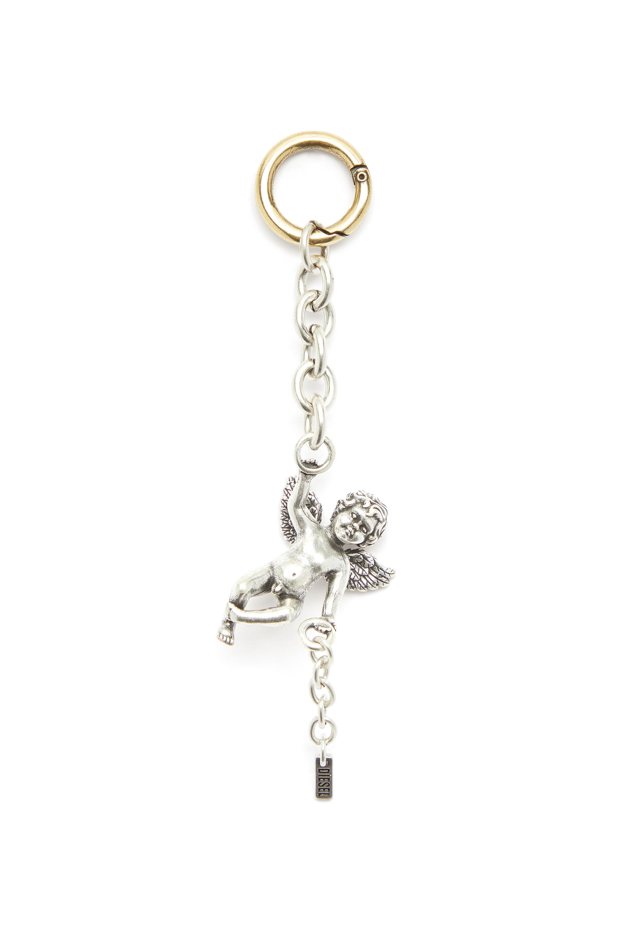 Diesel - CHARM-ANGEL, Charm de querub&iacute;n met&aacute;lico Mujer in Plateado - 1