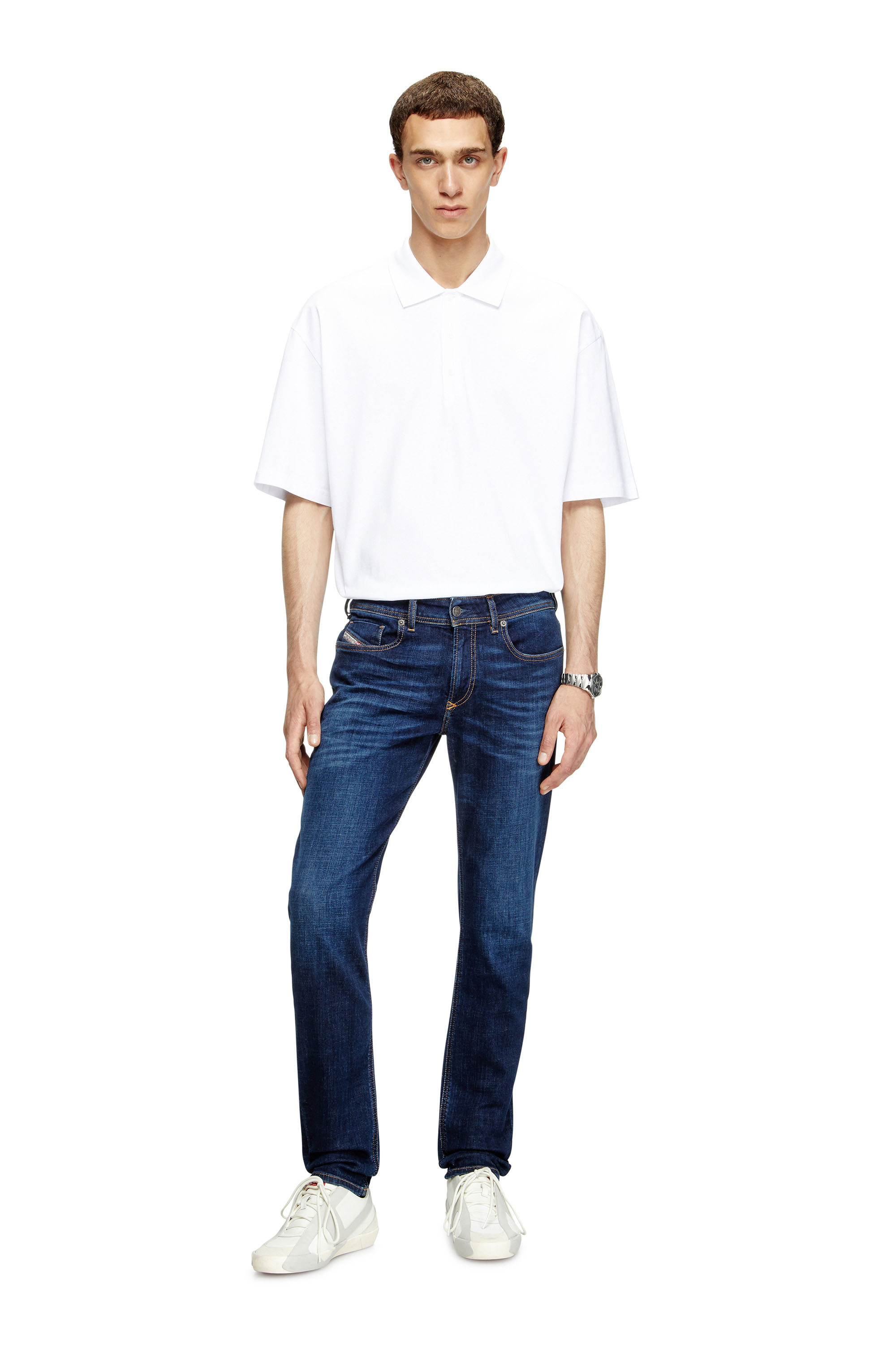 Diesel - Skinny Jeans 1979 Sleenker 09J17 Hombre, Azul Oscuro - 1
