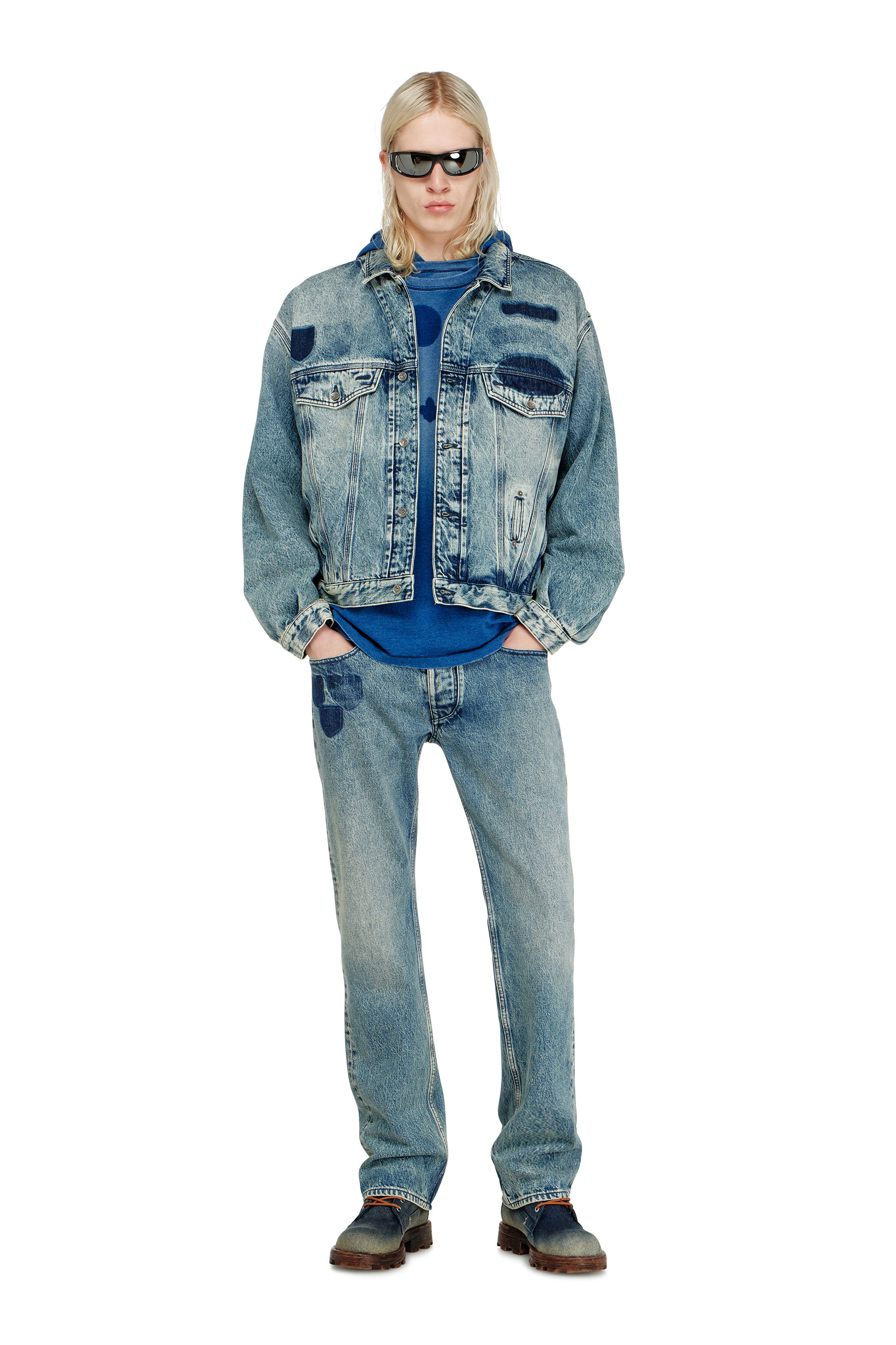 Diesel - T-NOX, Camiseta con parches efecto sombra Hombre in ToBeDefined - 2