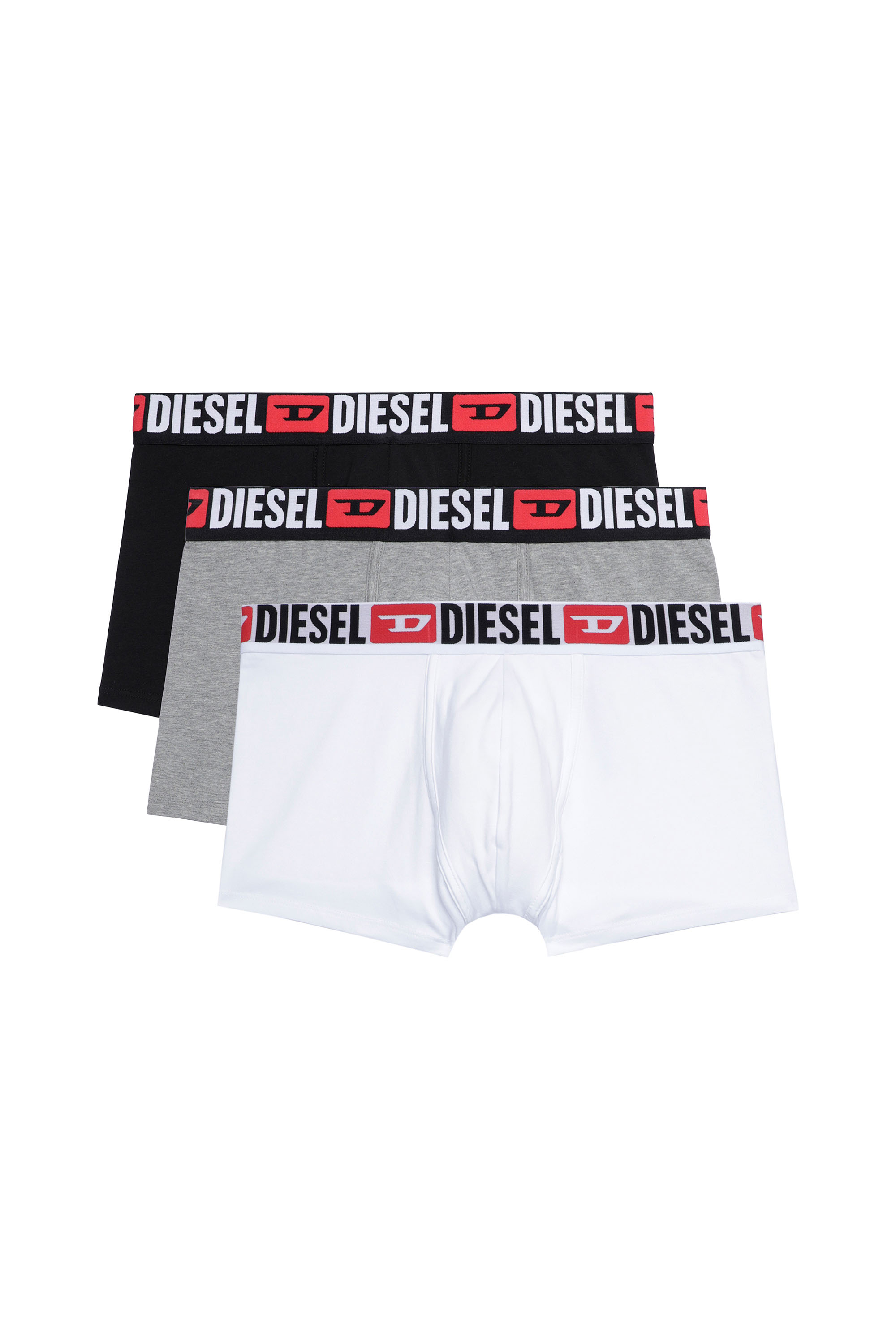 Diesel - UMBX-DAMIENTHREEPACK, Set de tres calzoncillos bóxer con logotipo en la cintura Hombre in Multicolor - 2