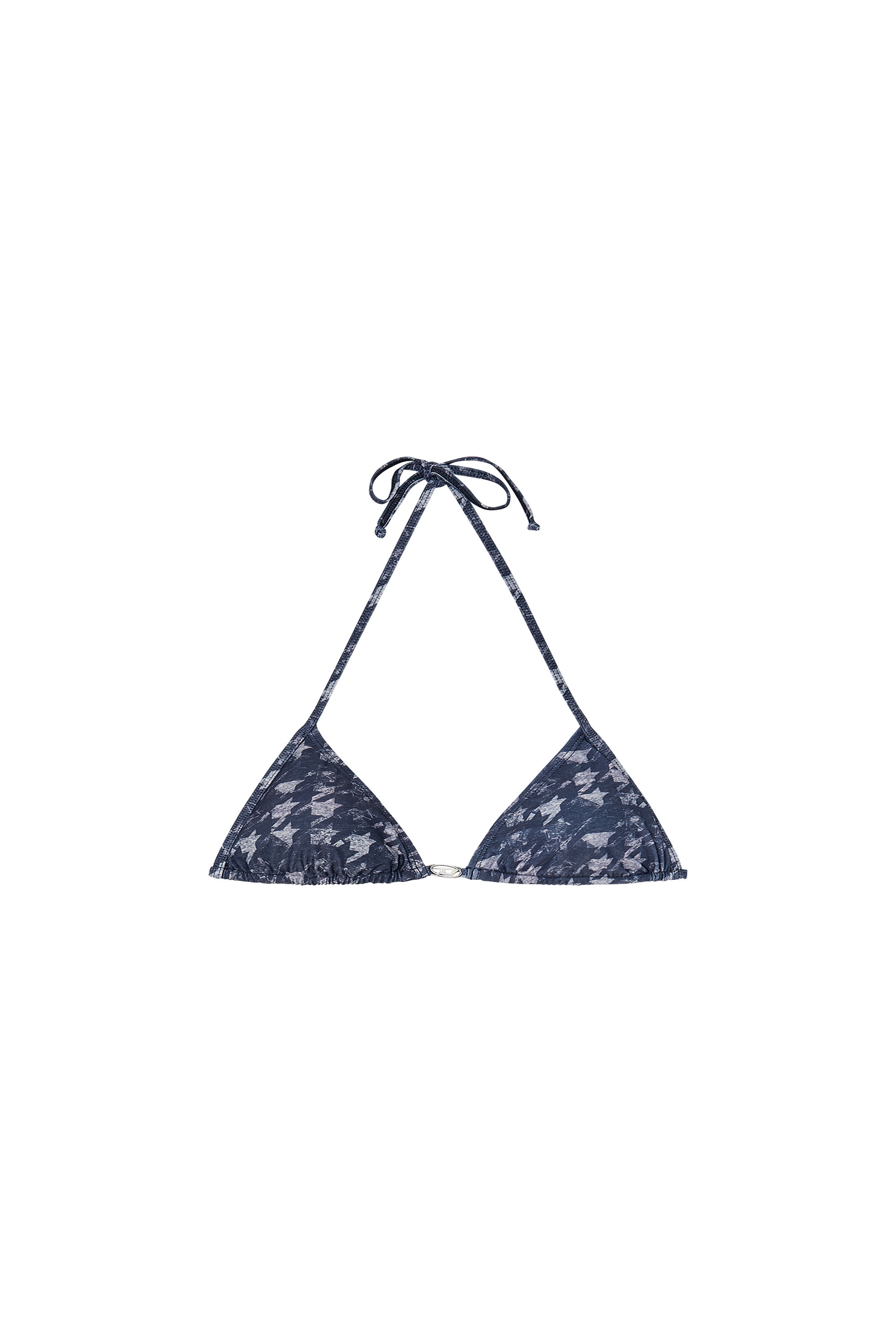 Diesel - ELETTRA-DNM, Top de bikini con estampado de pata de gallo por toda la prenda Mujer in ToBeDefined - 4