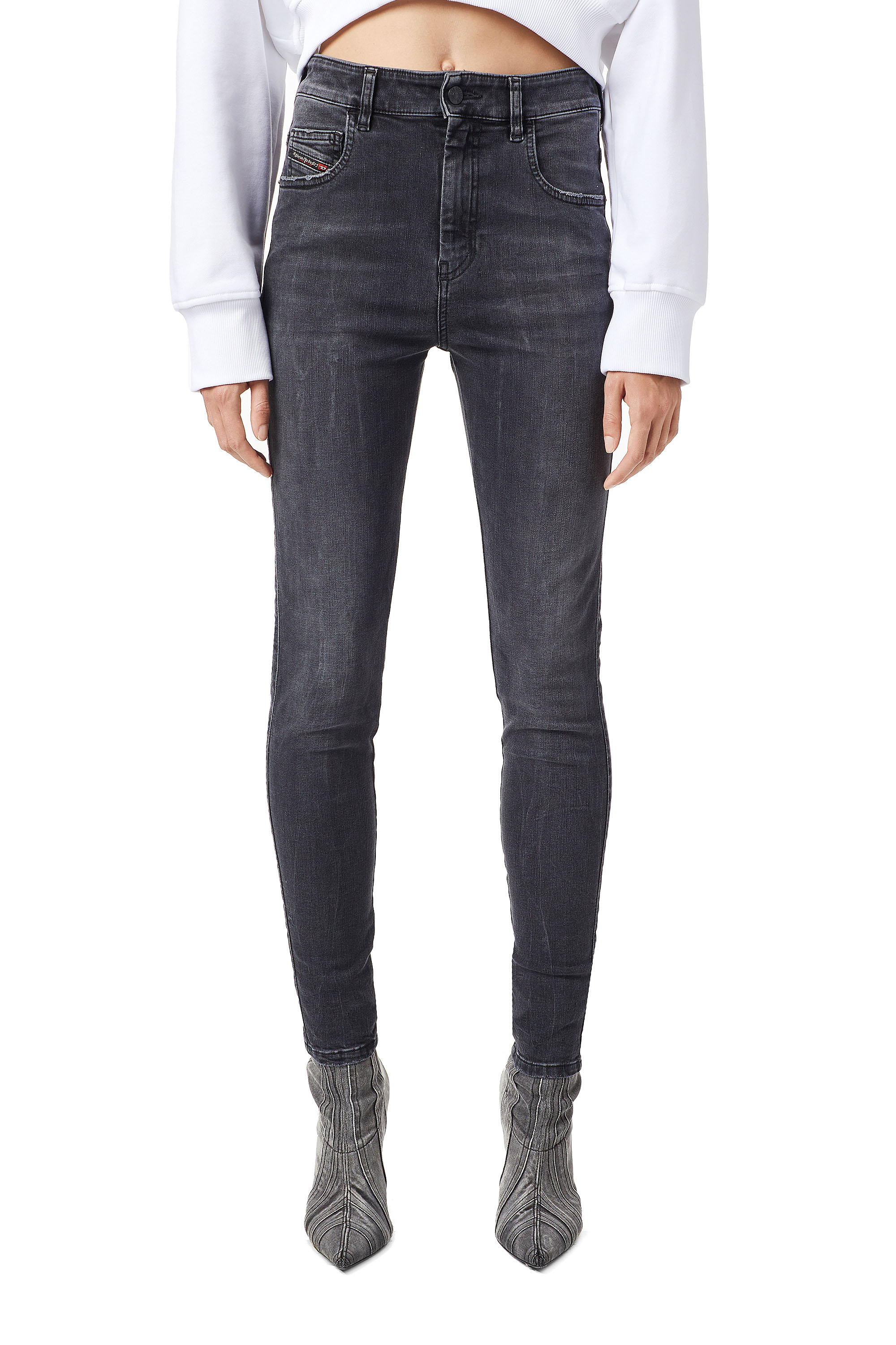 Slandy High 069XP, Negro/Gris oscuro - Vaqueros