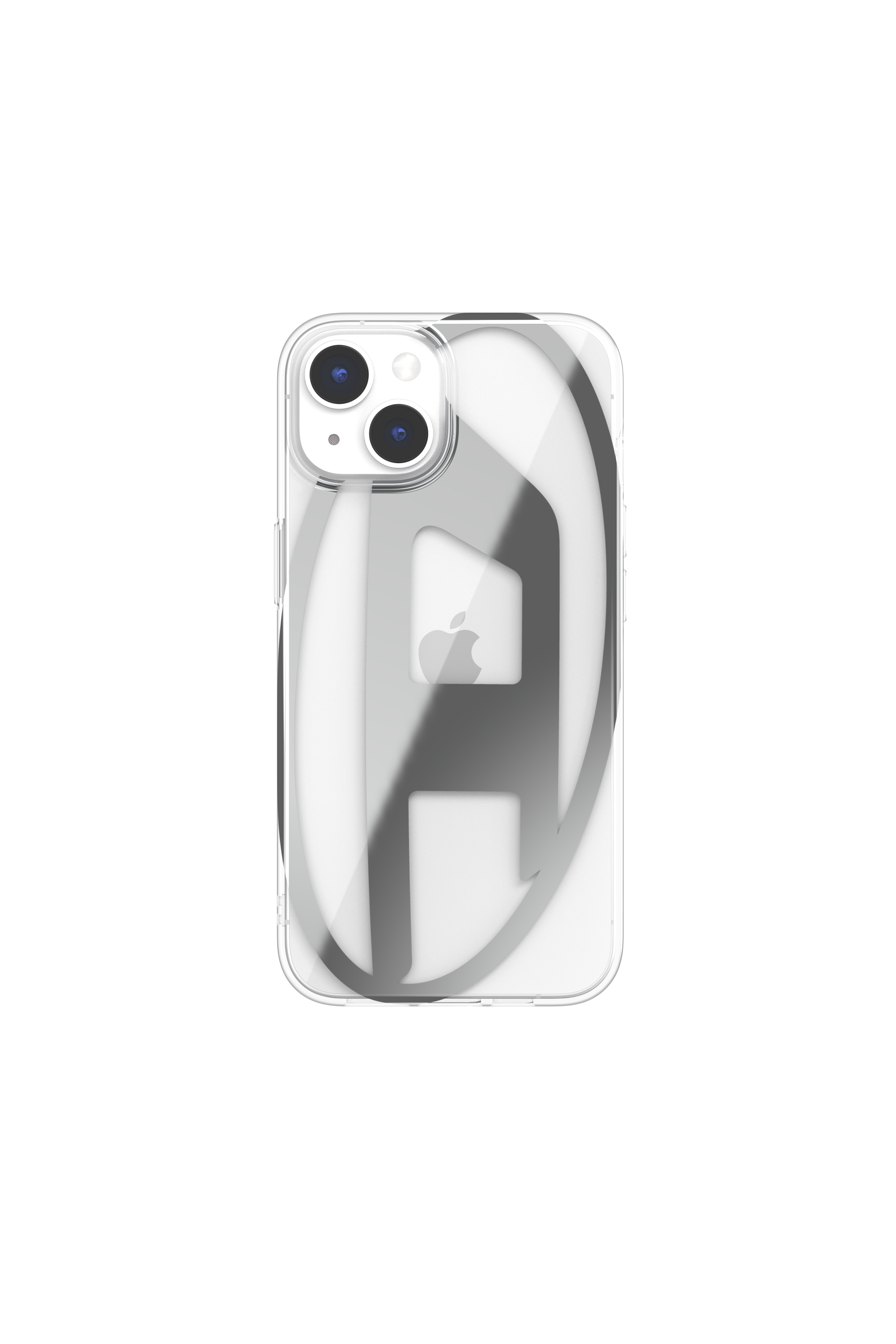 Diesel - 50293 MOULDED CASE, Funda oval D en TPU por iPhone 14 Unisex in Blanco - 2