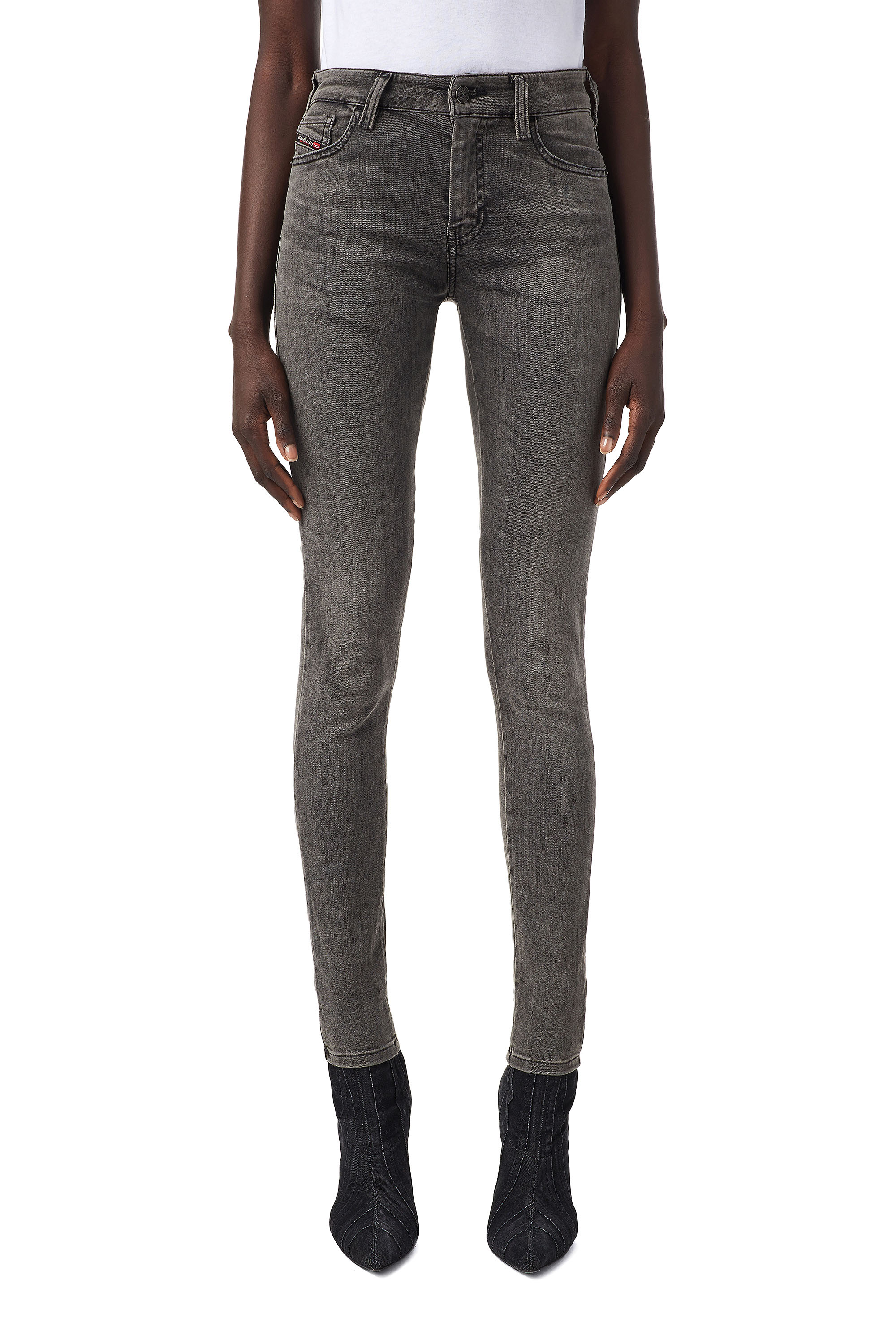 Slandy 069XW, Negro/Gris oscuro - Vaqueros