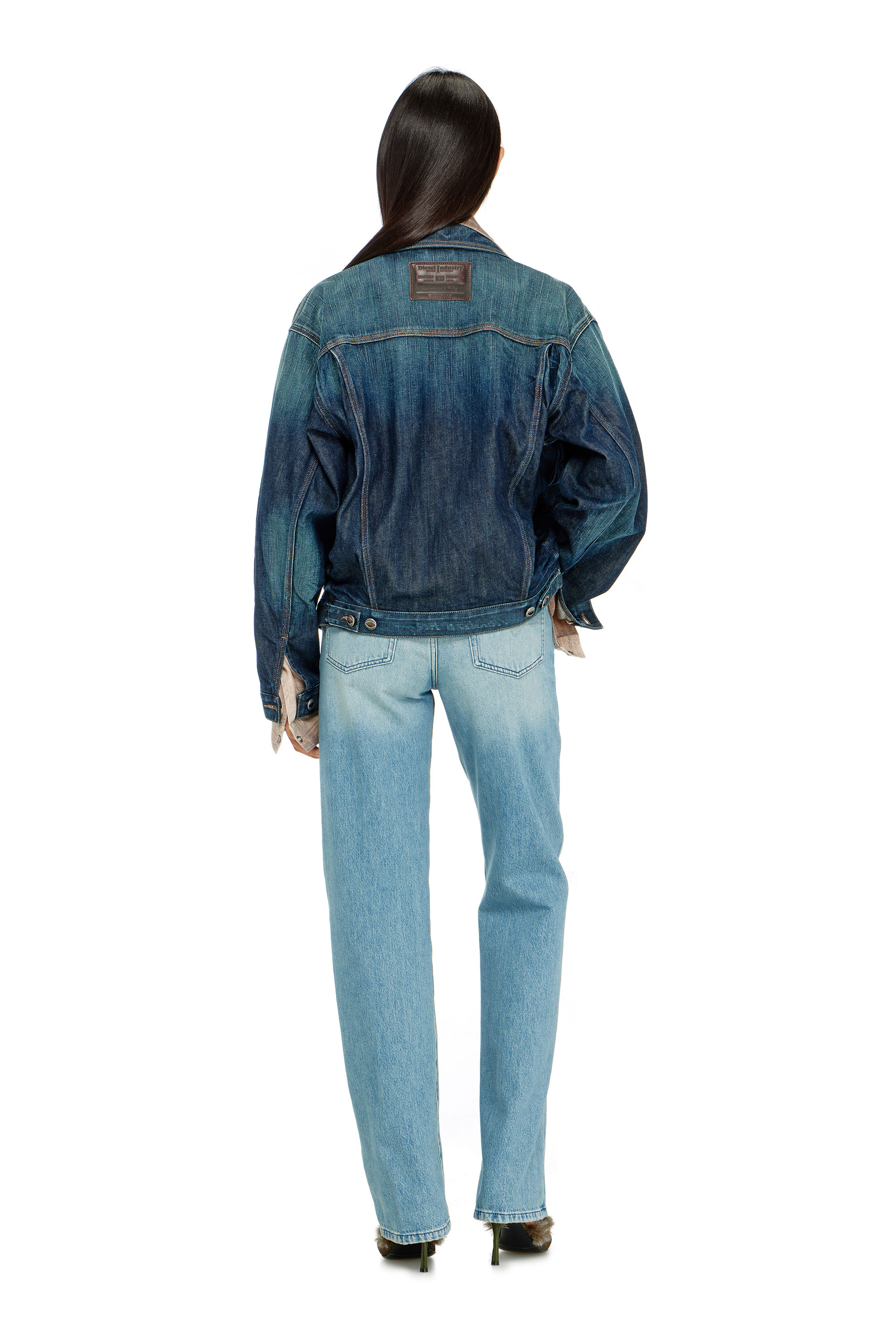 Diesel - Regular Jeans 1971 D-Sent 0BEBF Mujer, Azul Claro - 3