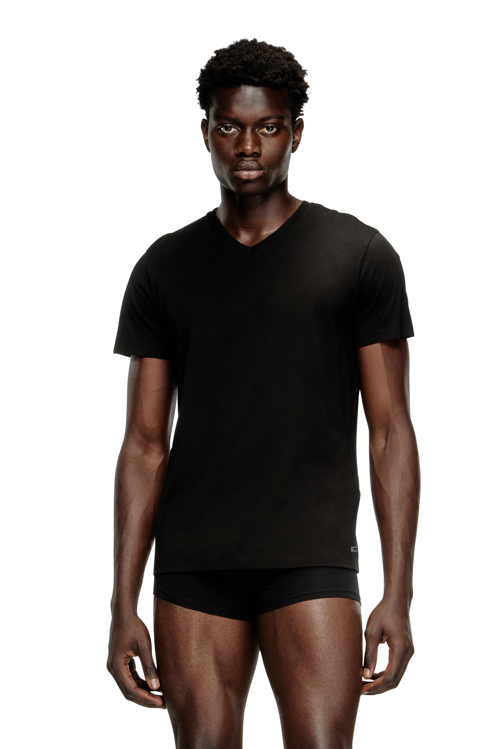 Diesel - MICHAEL-D-BOX-3PACK, Lote de tres camisetas con cuello de pico Hombre in Negro - 2