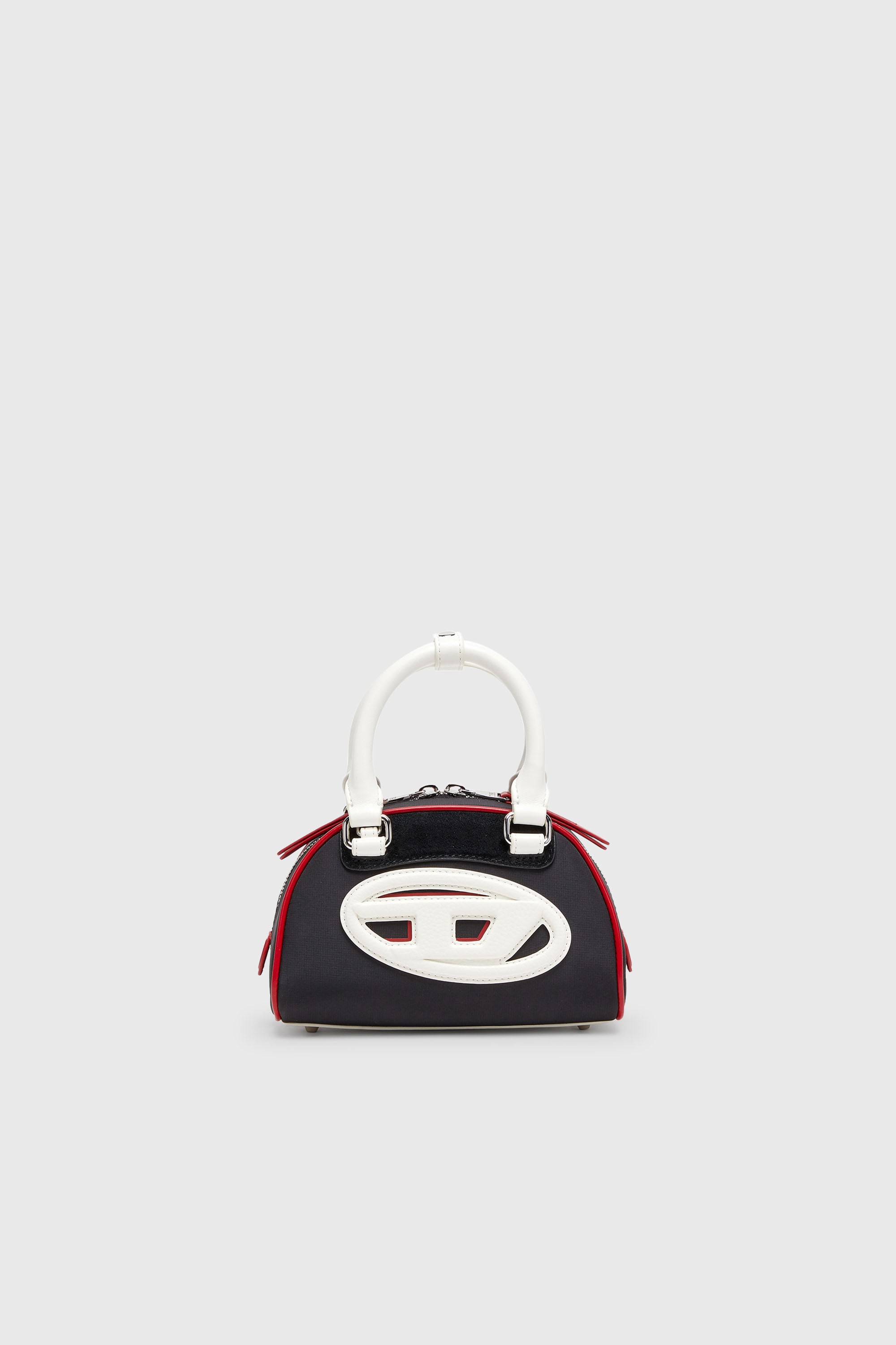 Diesel - 1DR DOME CROSSBODY, 1DR Dome-Peque&ntilde;o bolso bowling de bloques de color Mujer in Multicolor - 1