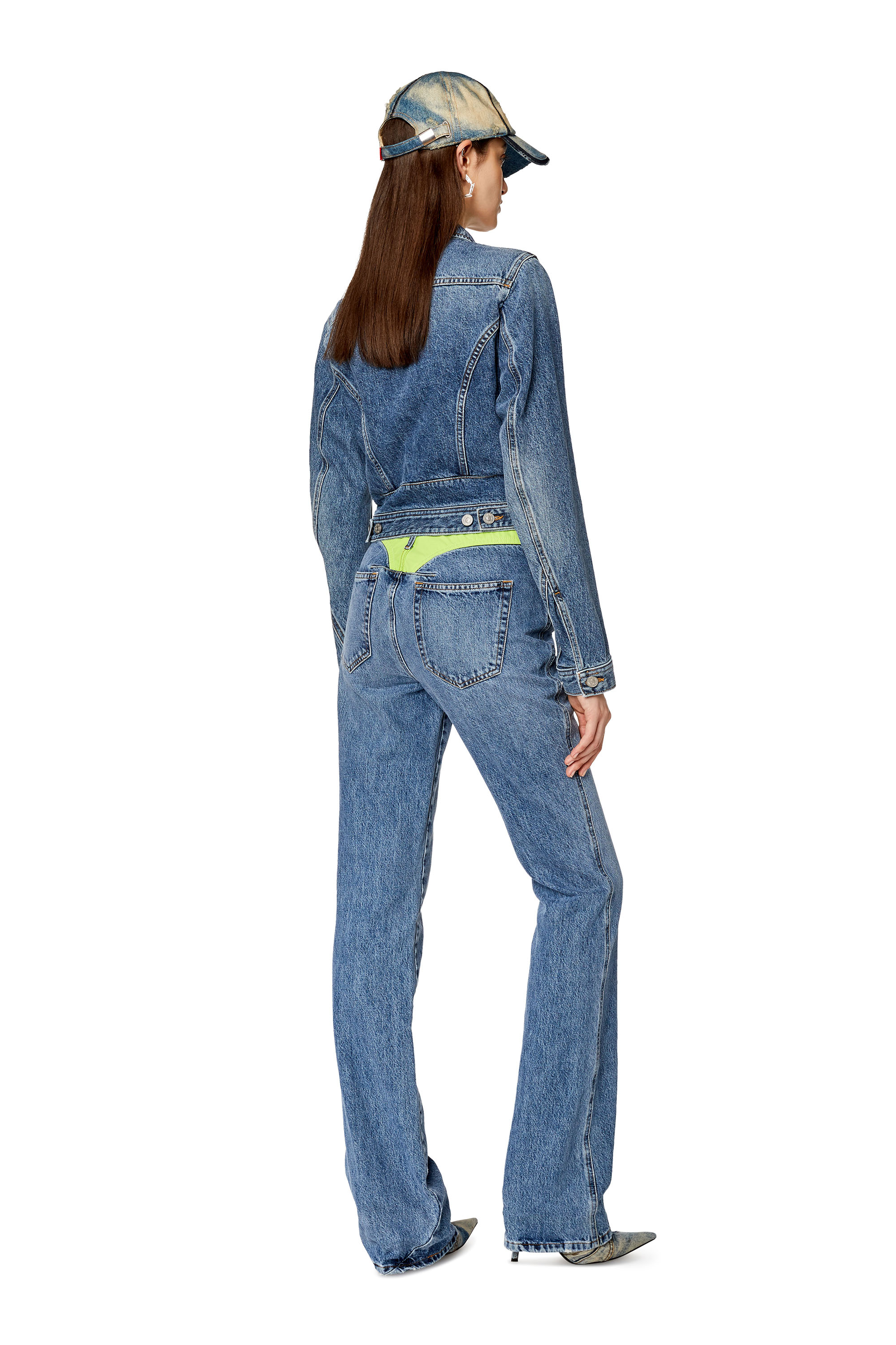 Diesel - Bootcut and Flare Jeans 2003 D-Escription 09G93, Azul Claro - Image 1