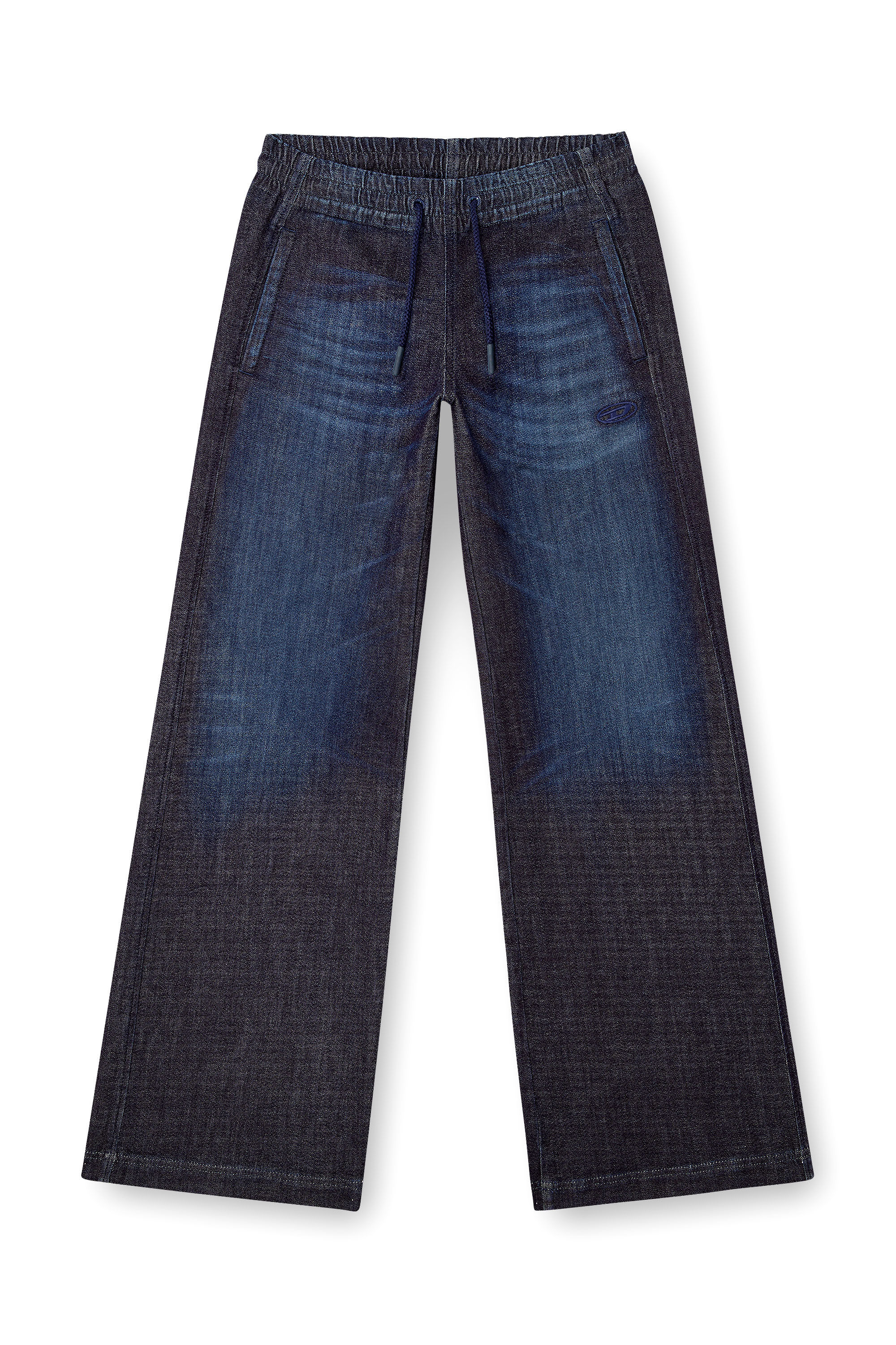 Diesel - Woman's Relaxed 2078 D-Ainty Joggjeans® 09L11, Dark Blue - 3