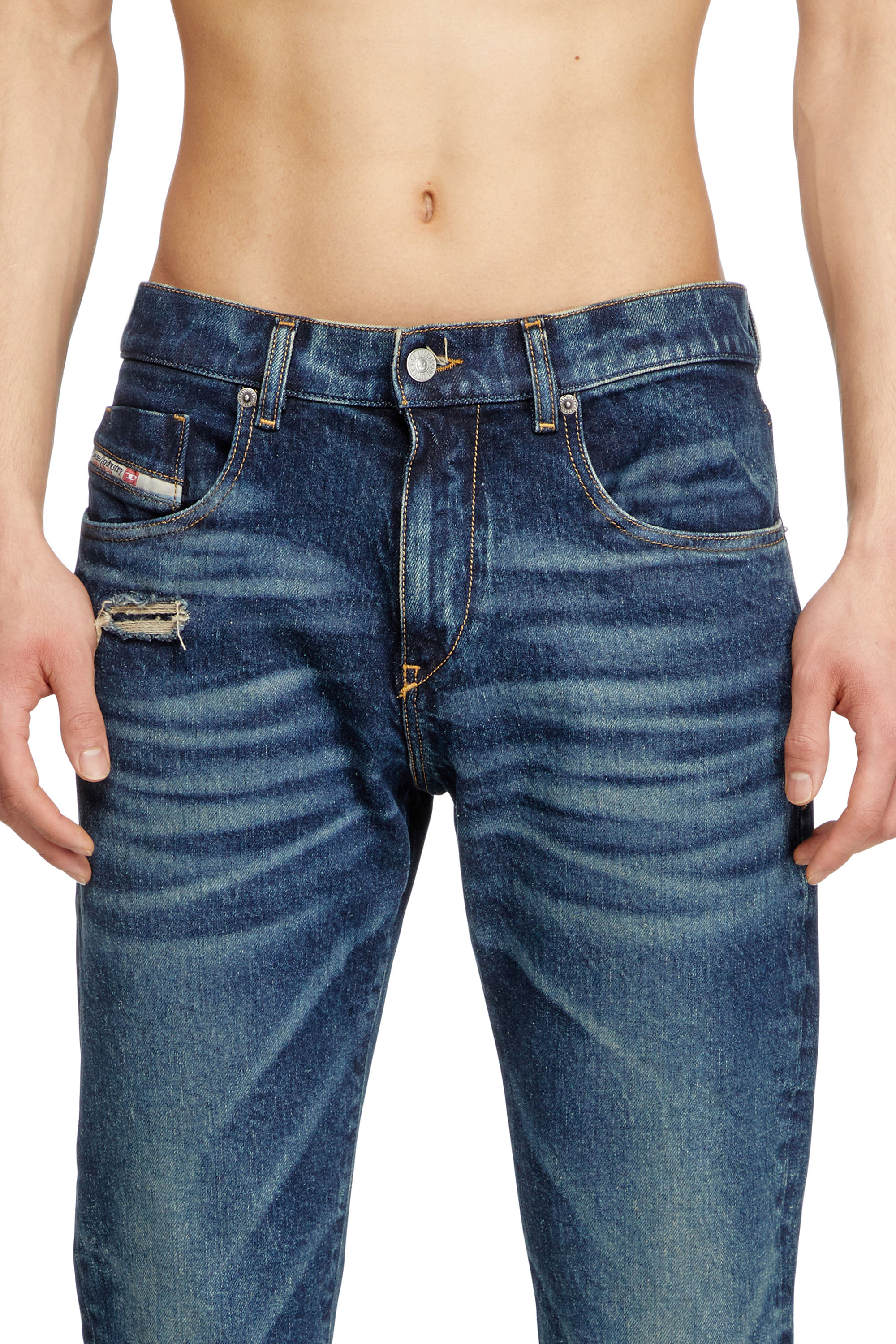 Diesel - Slim Jeans 2019 D-Strukt 007Y3 Hombre, Azul Oscuro - 5