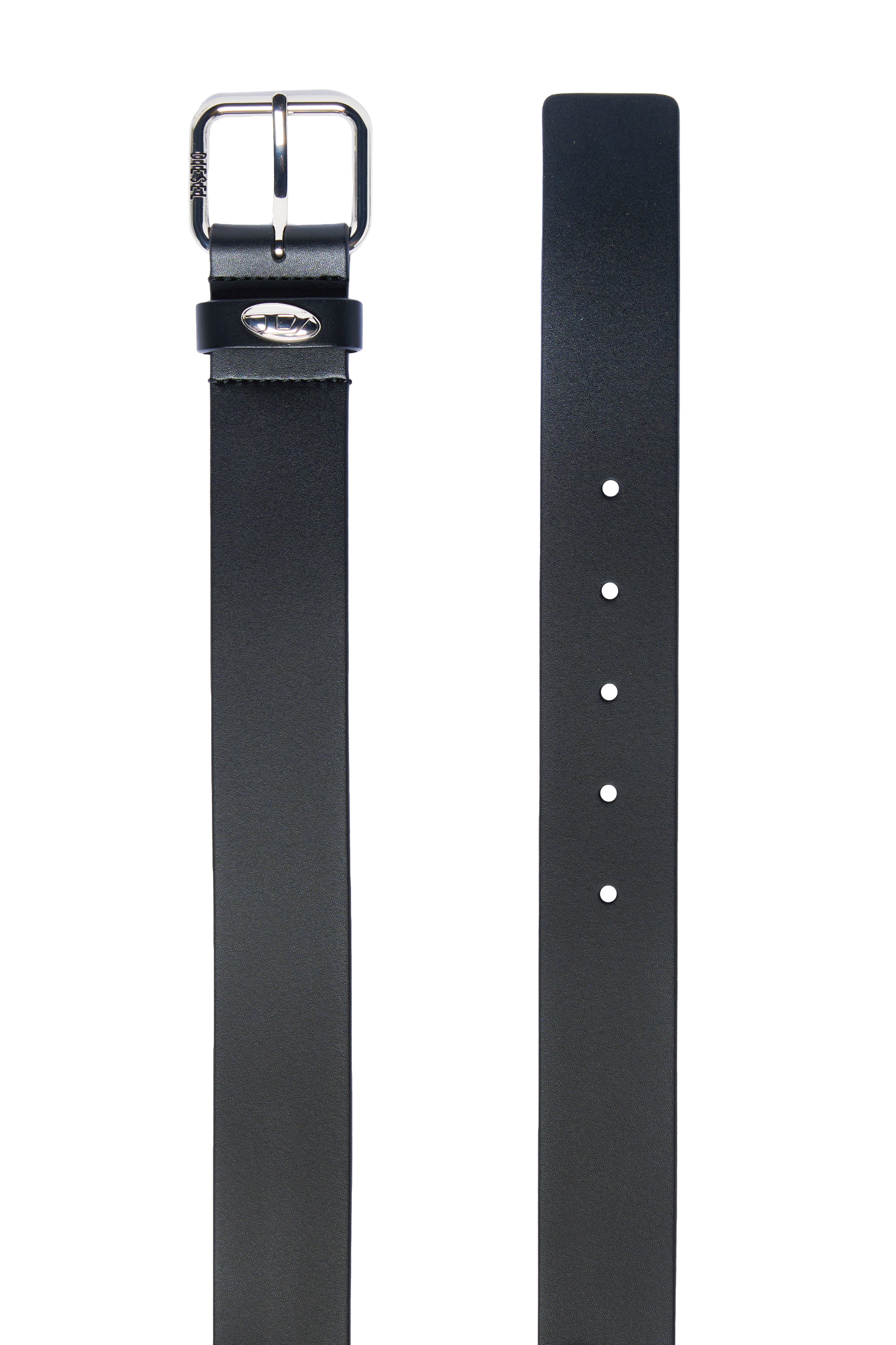 Diesel - BTOUCHTURE, Man's Leather belt in Black - 2