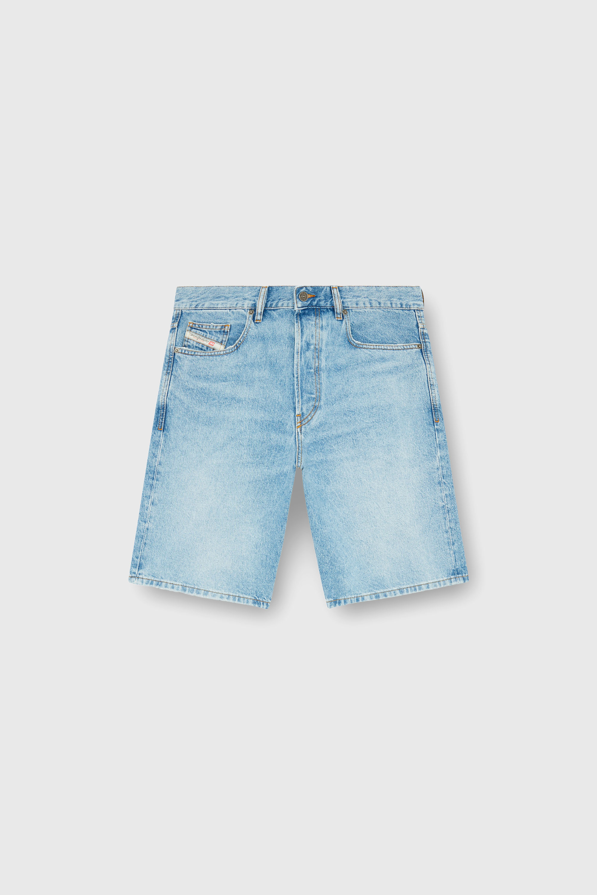 Diesel - REGULAR-SHORT, Pantalones cortos en denim Hombre in Azul marino - 2