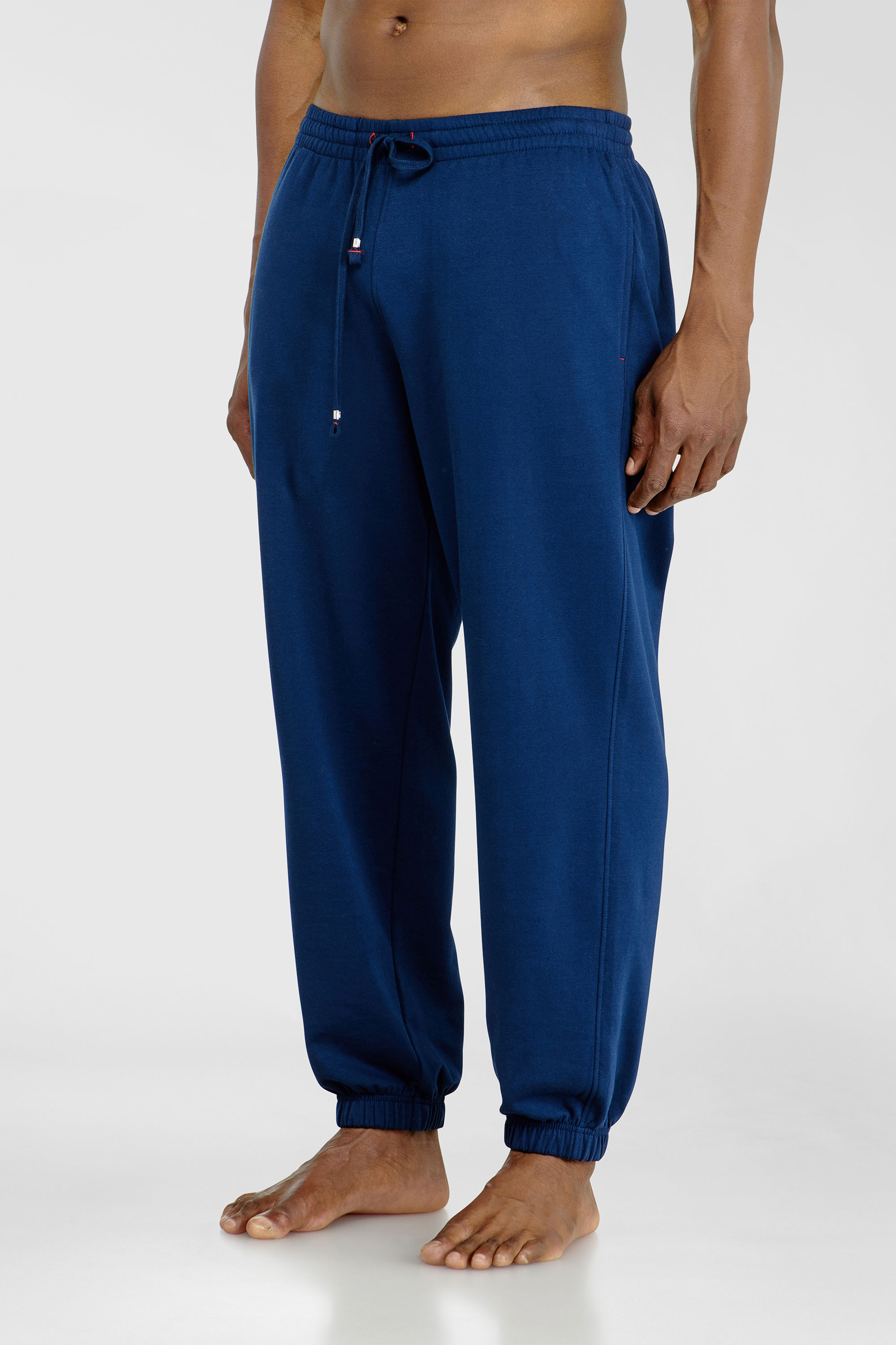 Diesel - LENNY-D-CORE, Pantal&oacute;n de ch&aacute;ndal en mezcla de algod&oacute;n afelpado Hombre in Azul marino - 1