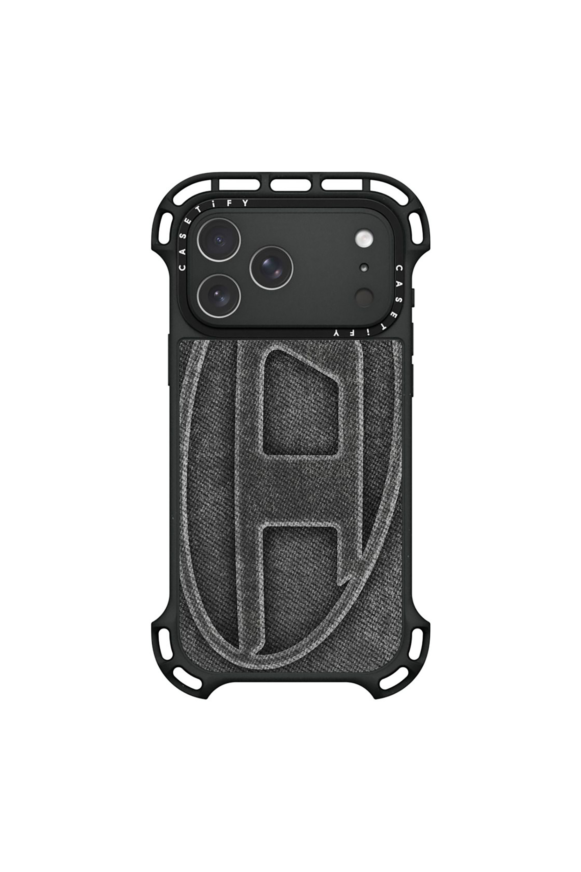 Diesel - 60599 MOULDED CASE, Funda Oval D por iPhone 17 Pro Max Unisex in Negro - 1