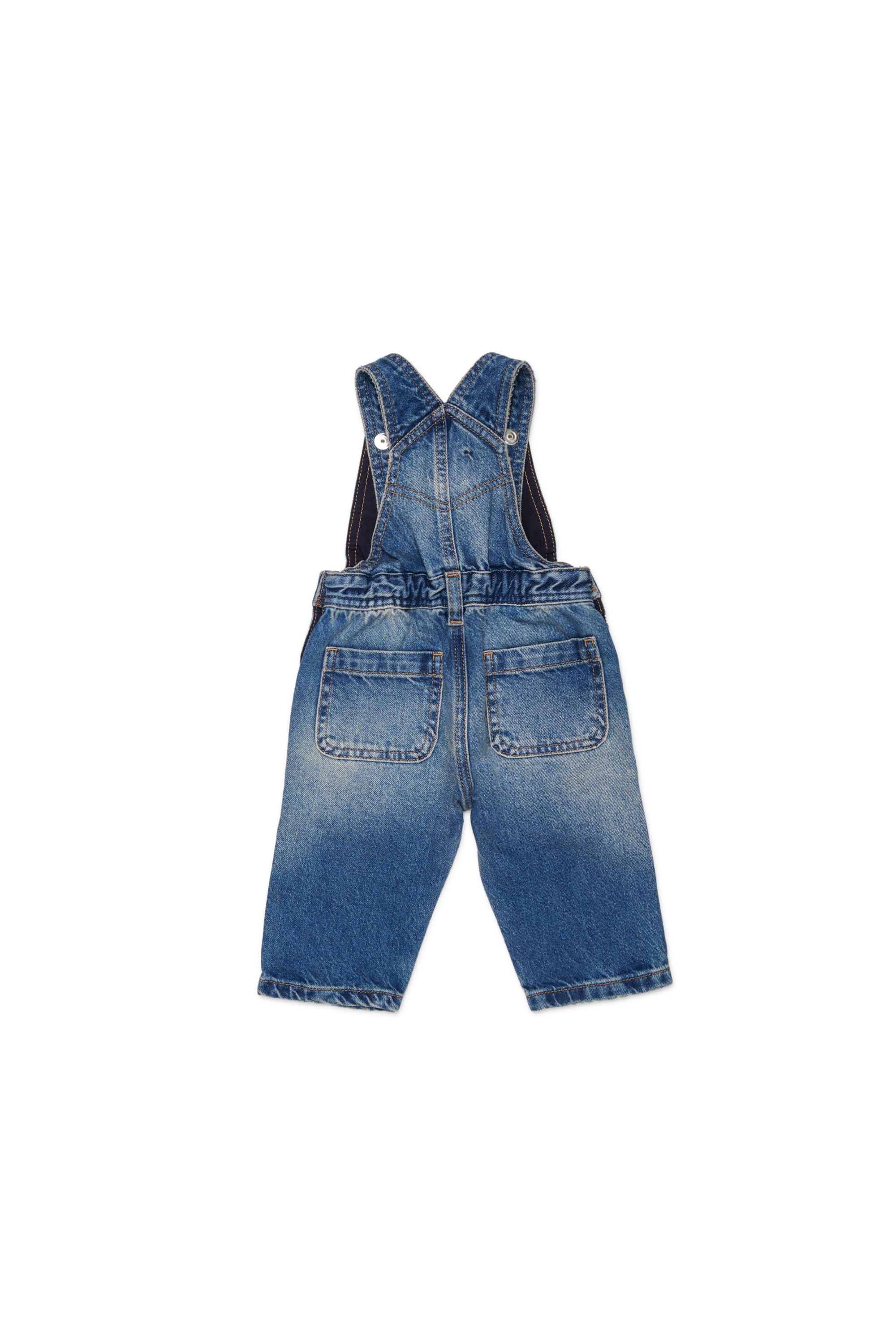Diesel - JARYB, Peto vaquero con bordado de logo Hombre in Azul marino - 2